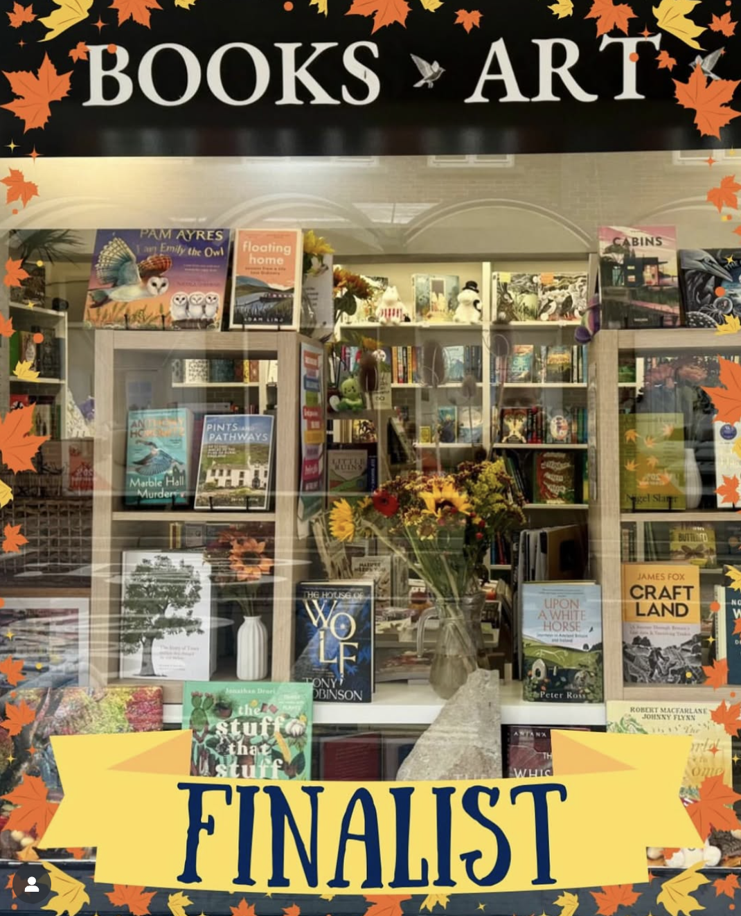We are a finalist of Dorchester’s Shop Front of the Season Award