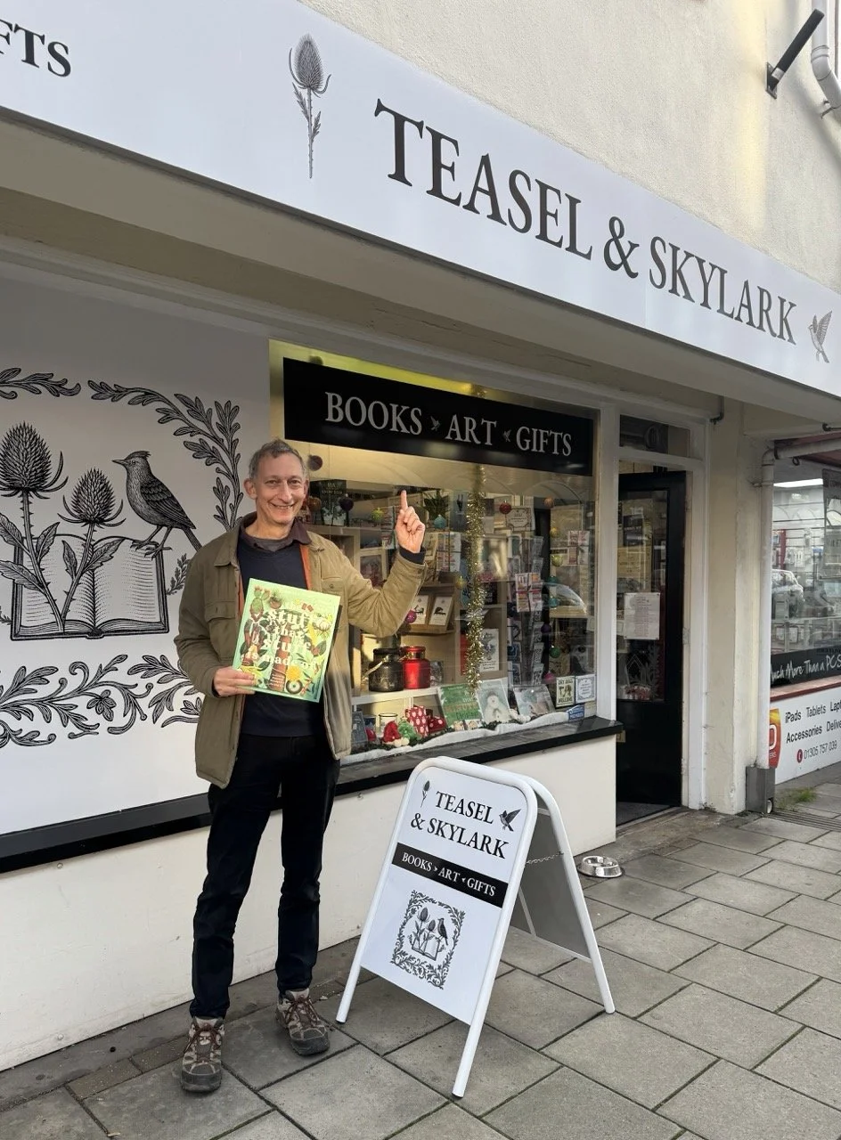 Jonathan Drori visits the shop to sign copies of his books