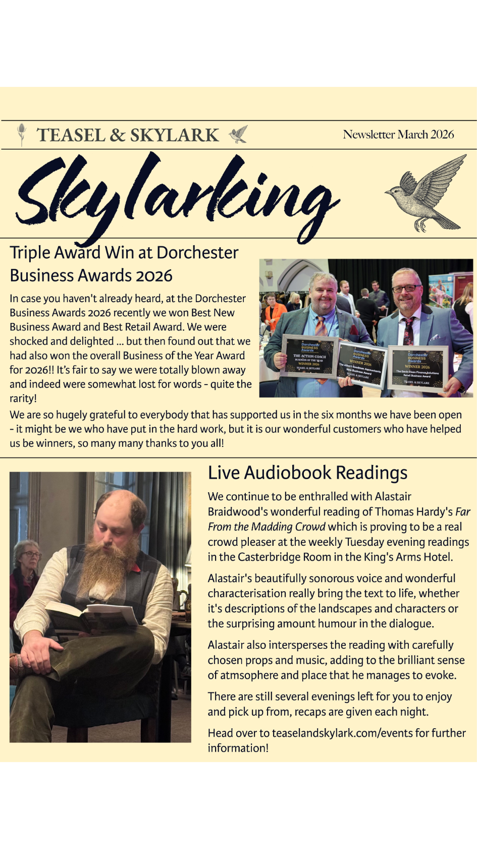 Skylarking: Issue 2 (March 2026)