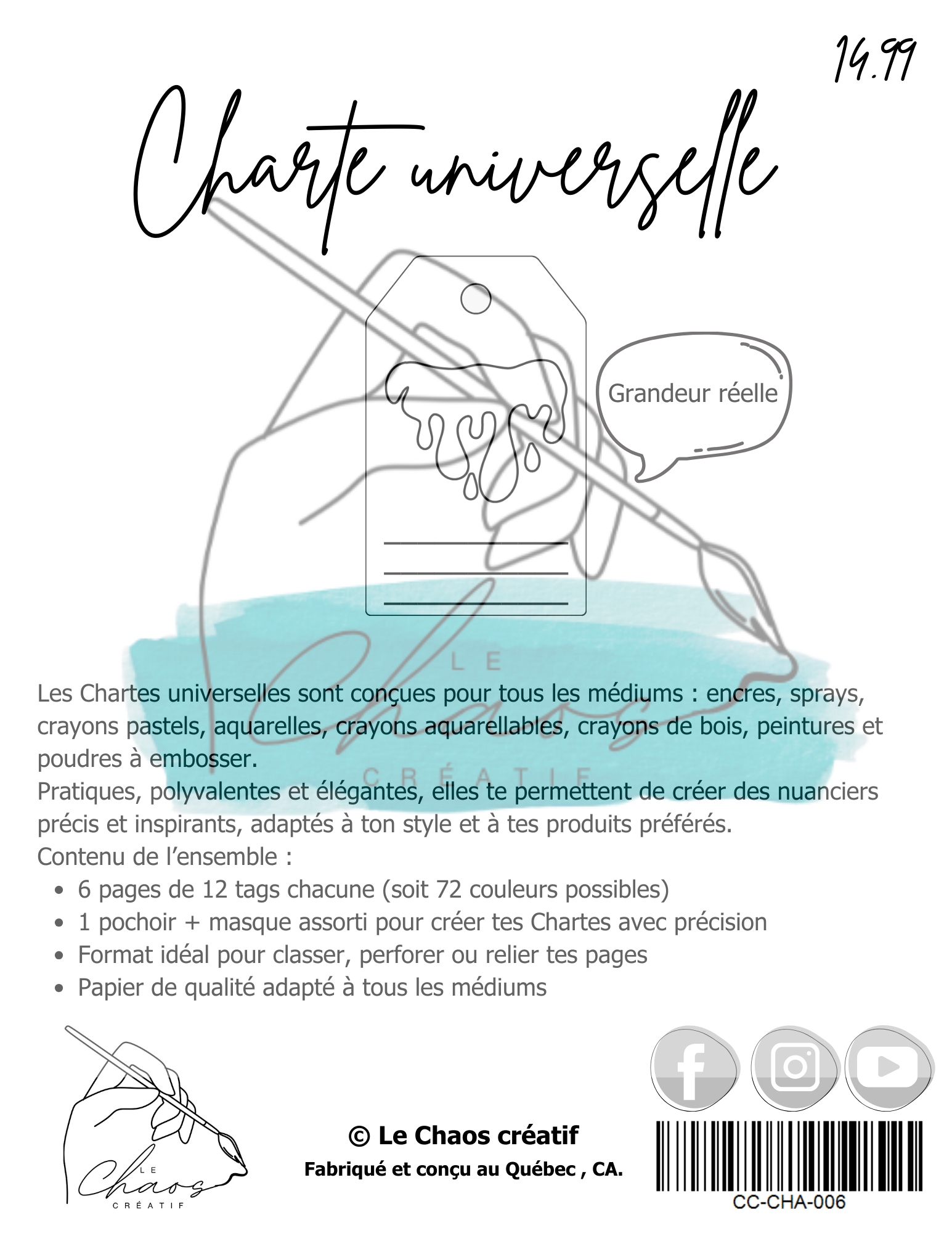 charte universelle dégoulinure