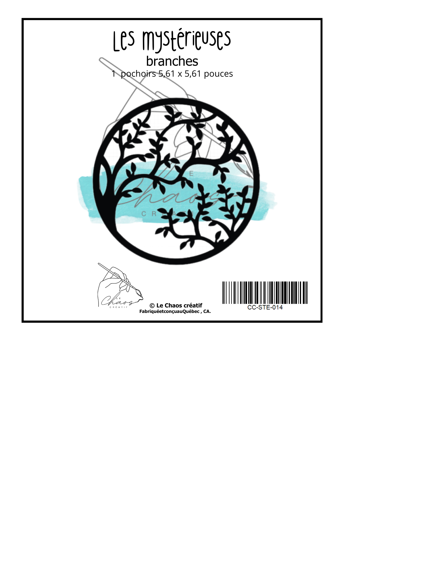 Pochoirs Les mystérieuses <branches>