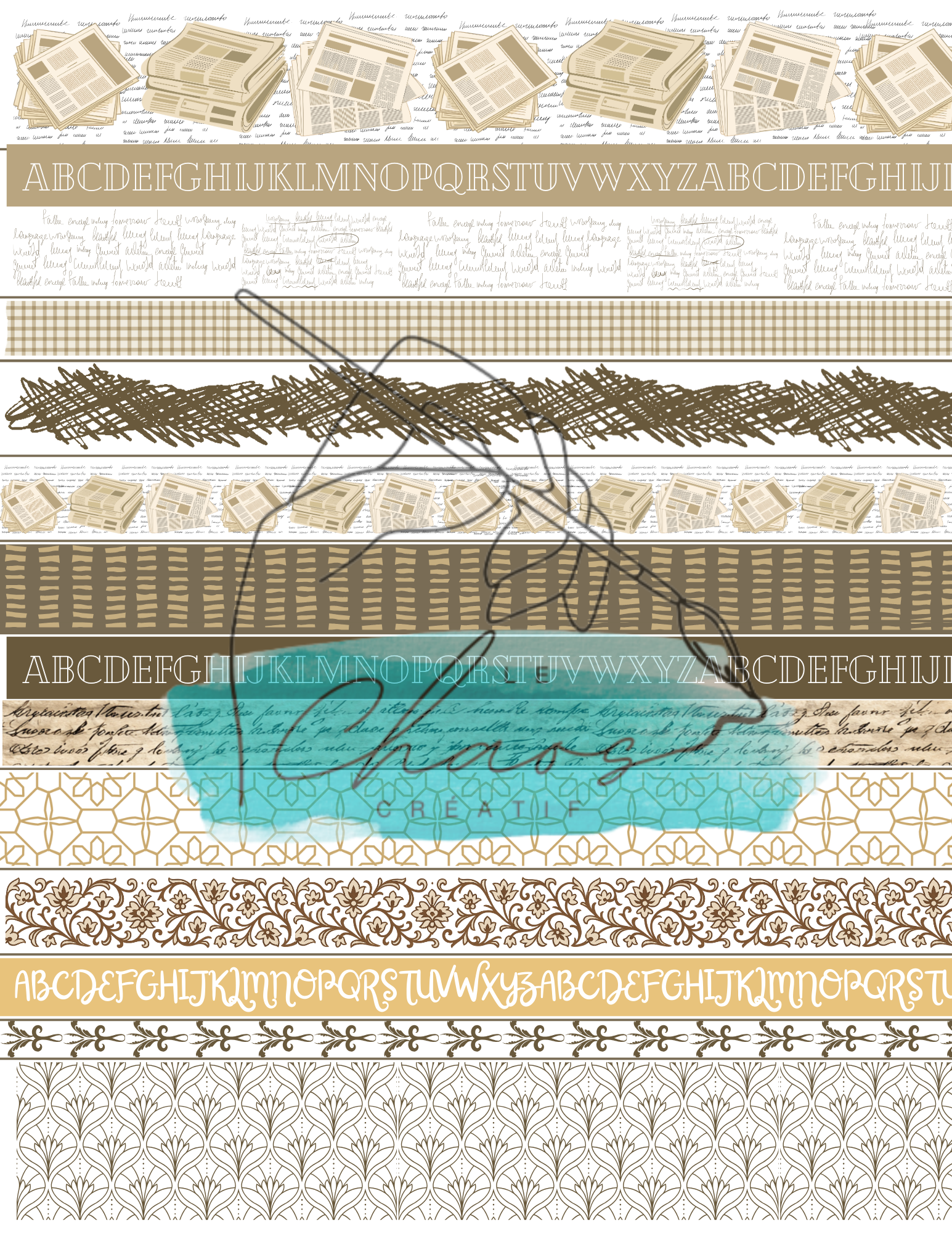 Washi en feuille les essentiels journaux