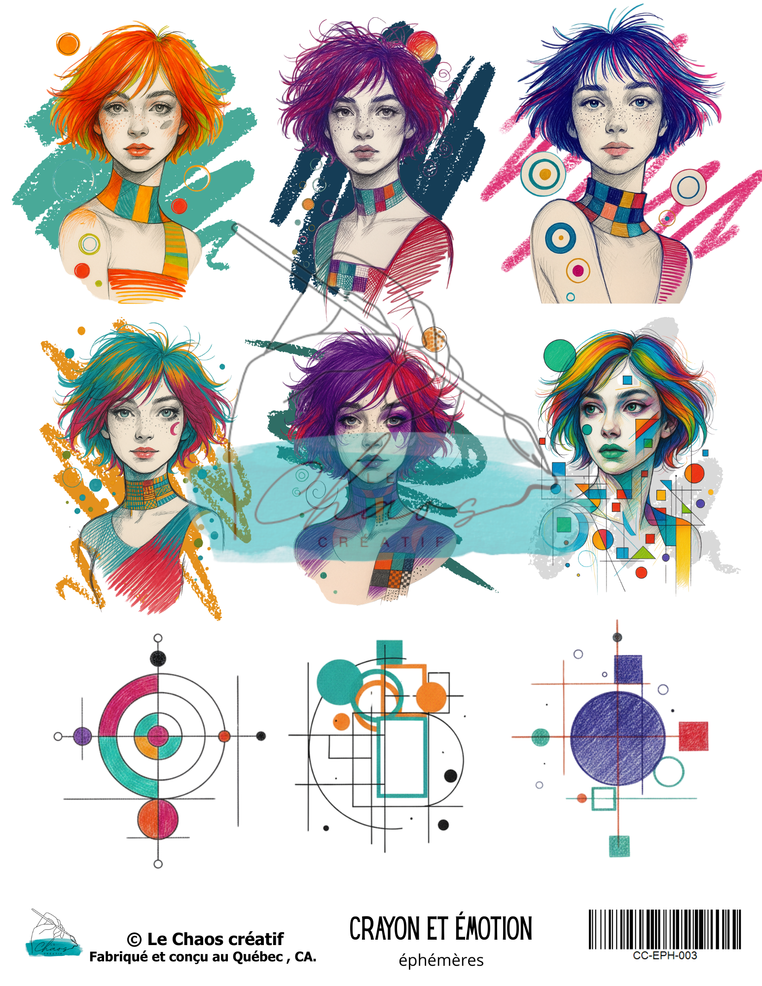 Crayons et émotions, éphémères