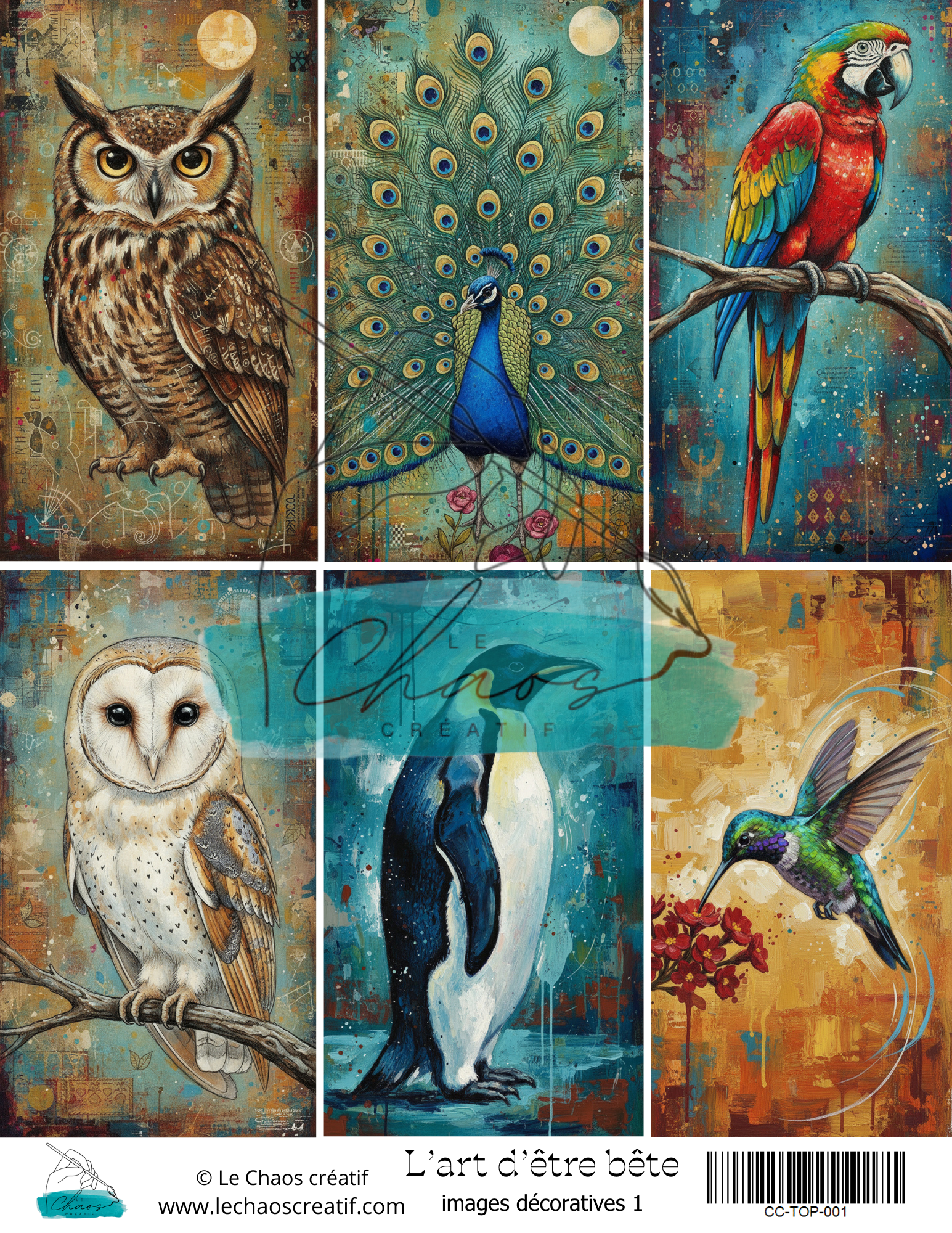 L'art d'être bête, images décoratives 1