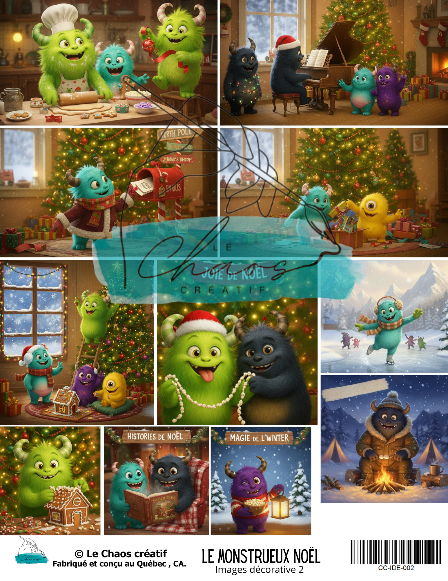 Le Monstrueux Noël, images décoratives 2