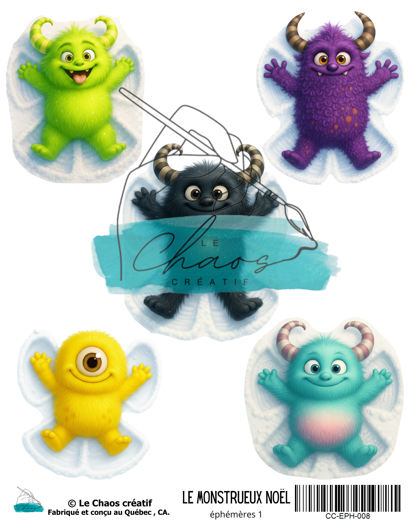 Le Monstrueux Noël, éphémères 1