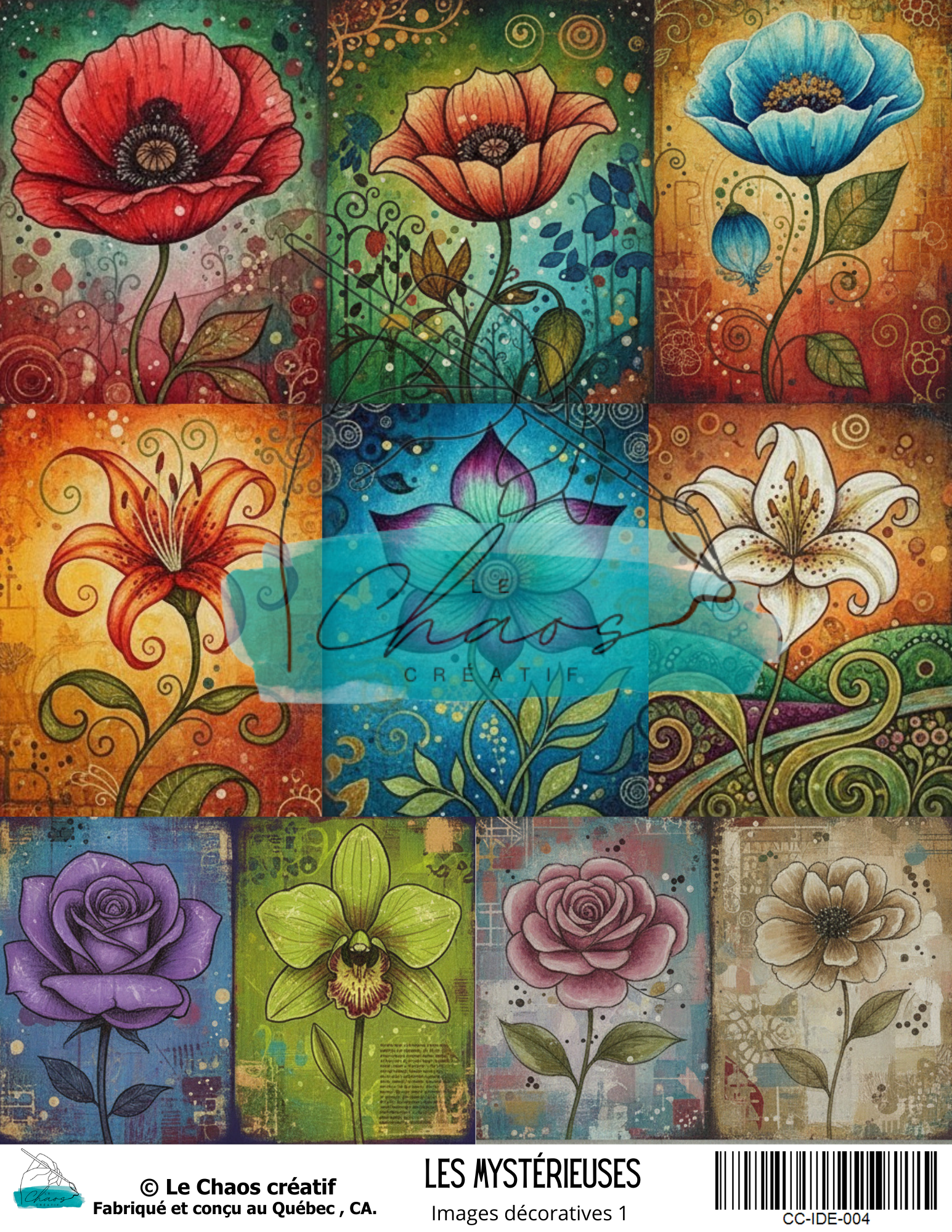 Les Mystérieuses, images décoratives 1