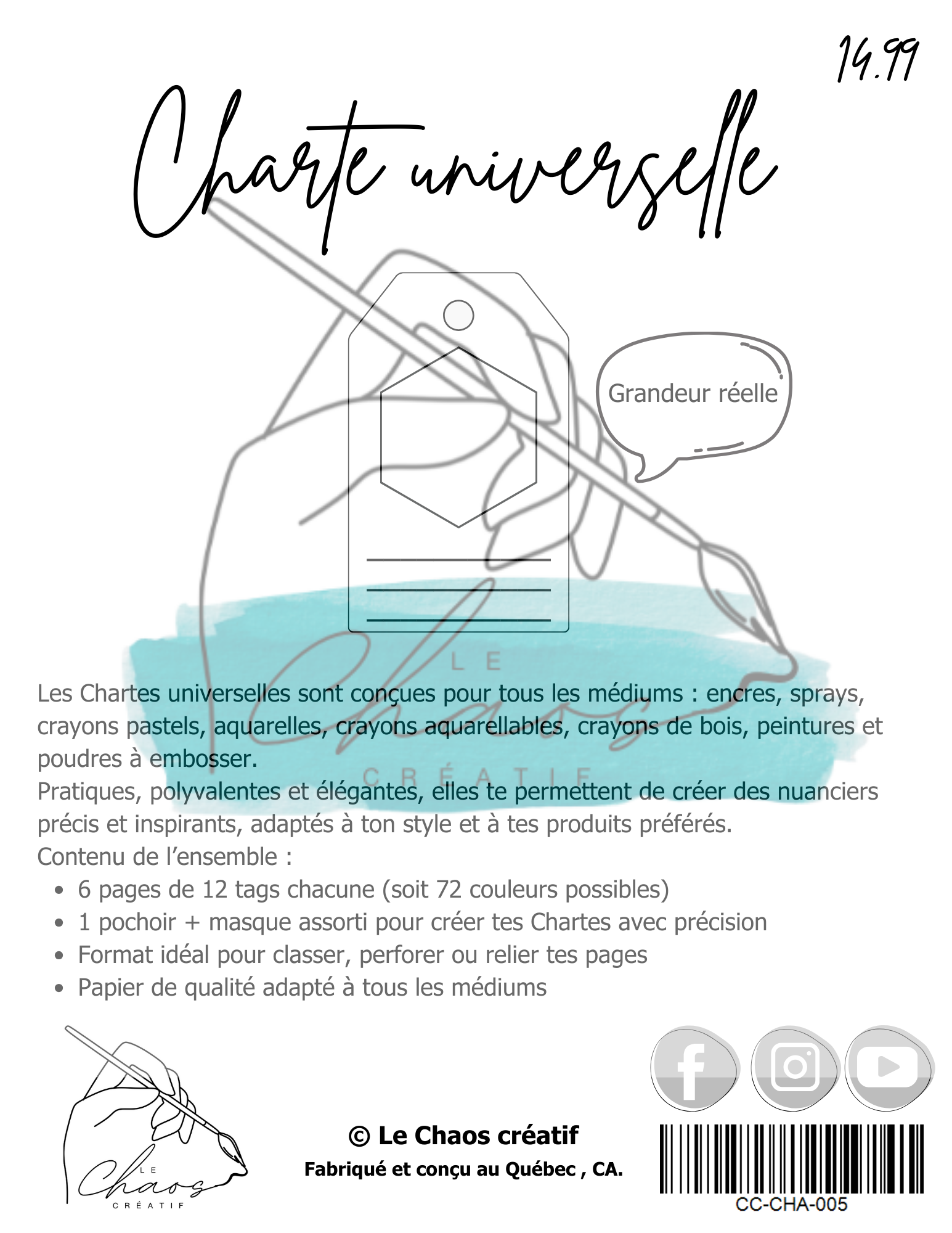 Charte universelle hexagone