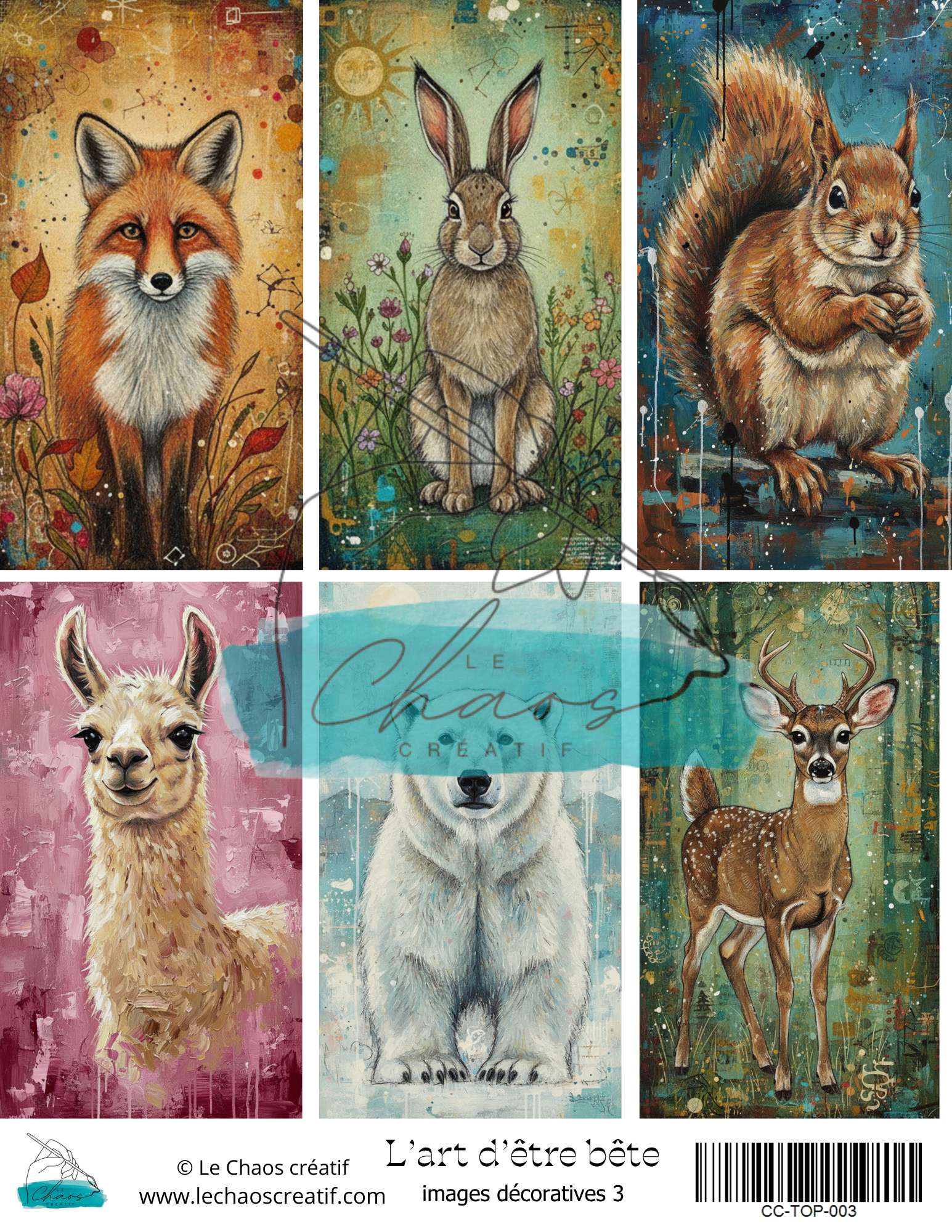 L'art d'être bête, images décoratives 3