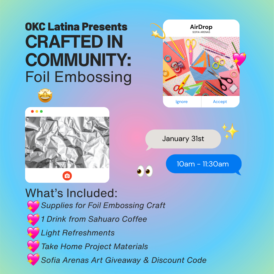 Crafted in Community: Foil Embossing Workshop