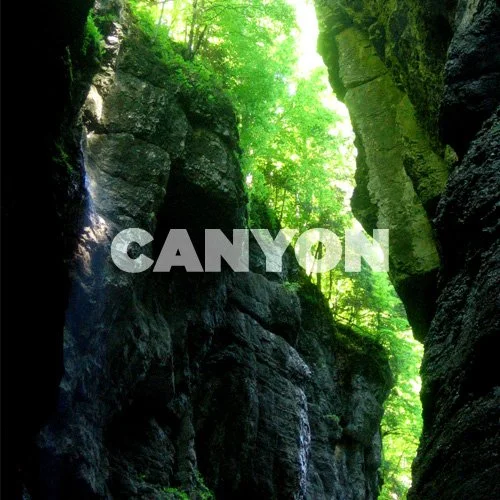 Quiet Phenomena icon inspired by canyon landscapes, shaping narrow passages, vertical light, and dramatic spatial compression in architecture.