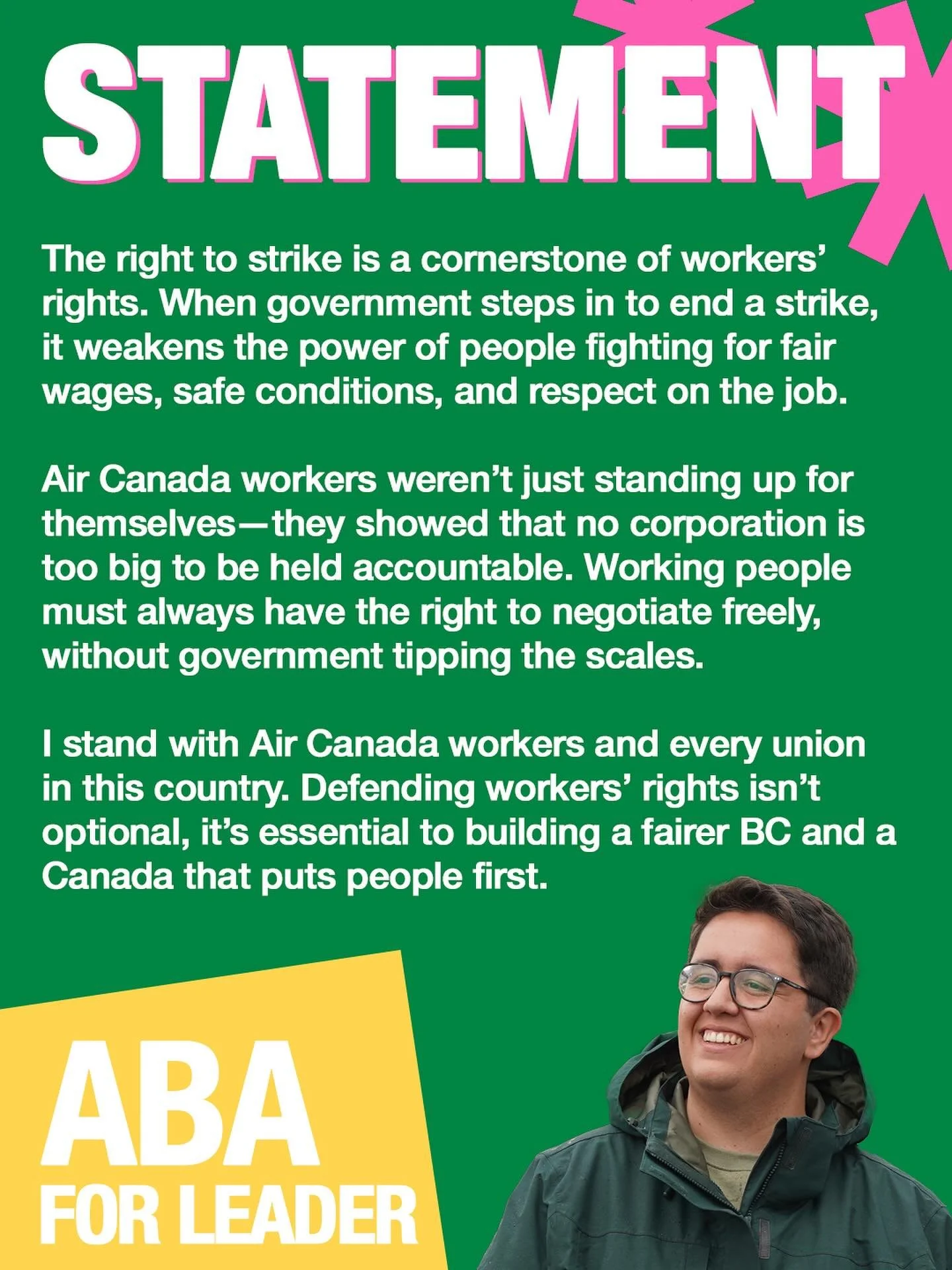 The federal government just forced Air Canada flight attendants back to work, less than 12 hours into their strike.

This is a dangerous precedent. The right to strike is a cornerstone of workers&rsquo; rights, and no gov&rsquo;t should be tipping th
