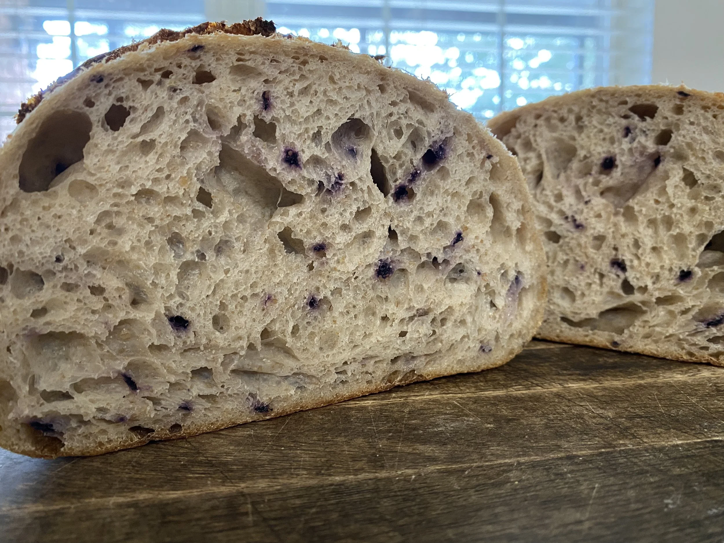 Lemon Zest Blueberry Sourdough
