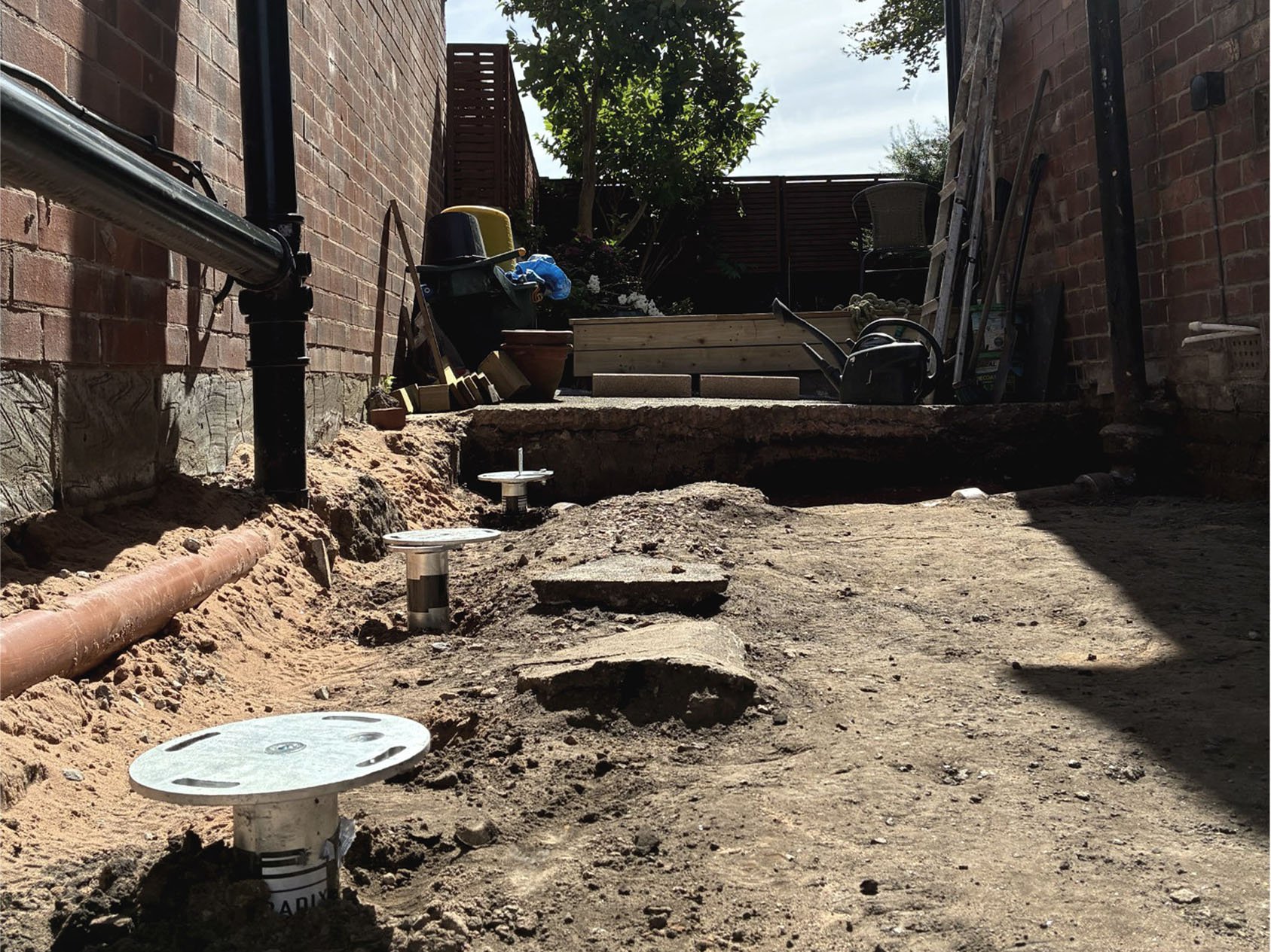 Works Progressing on Site at Brooklawn Drive