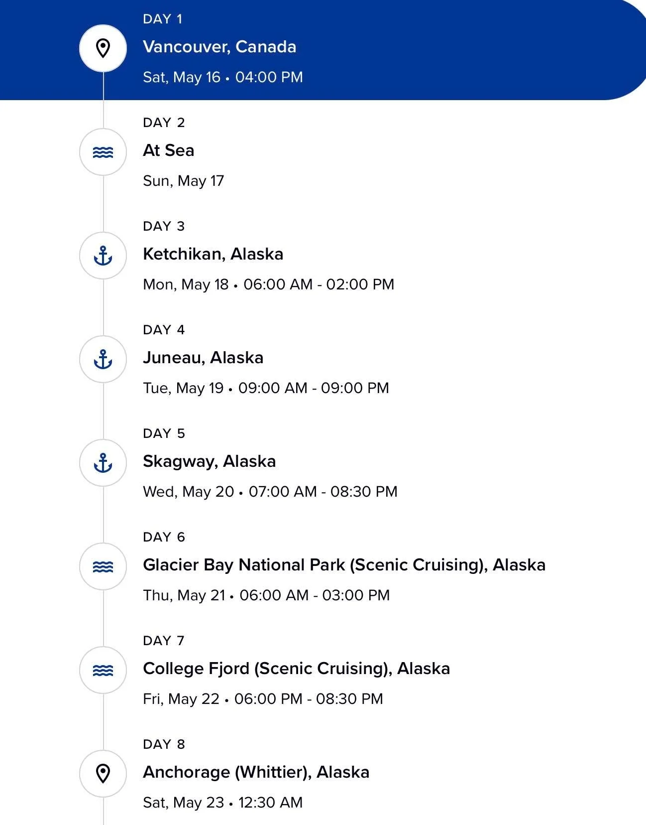 I just found this price and I&rsquo;m honestly shocked 🤯

An Alaska cruise + land tour with Princess Cruises departing Vancouver on May 16, 2026 starting at $2,265.60 for two people is an incredible value for everything included. Alaska like this do