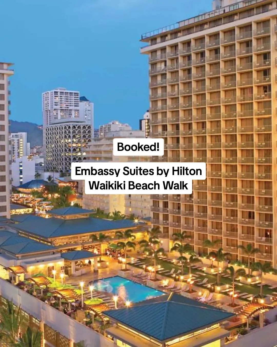 🌺🏝️ Just booked a stay at Embassy Suites Waikiki for a client, and it's a great reminder that travel agents do so much more than book vacations!
When you book hotels through a travel advisor, you gain access to expert guidance, personalized recomme