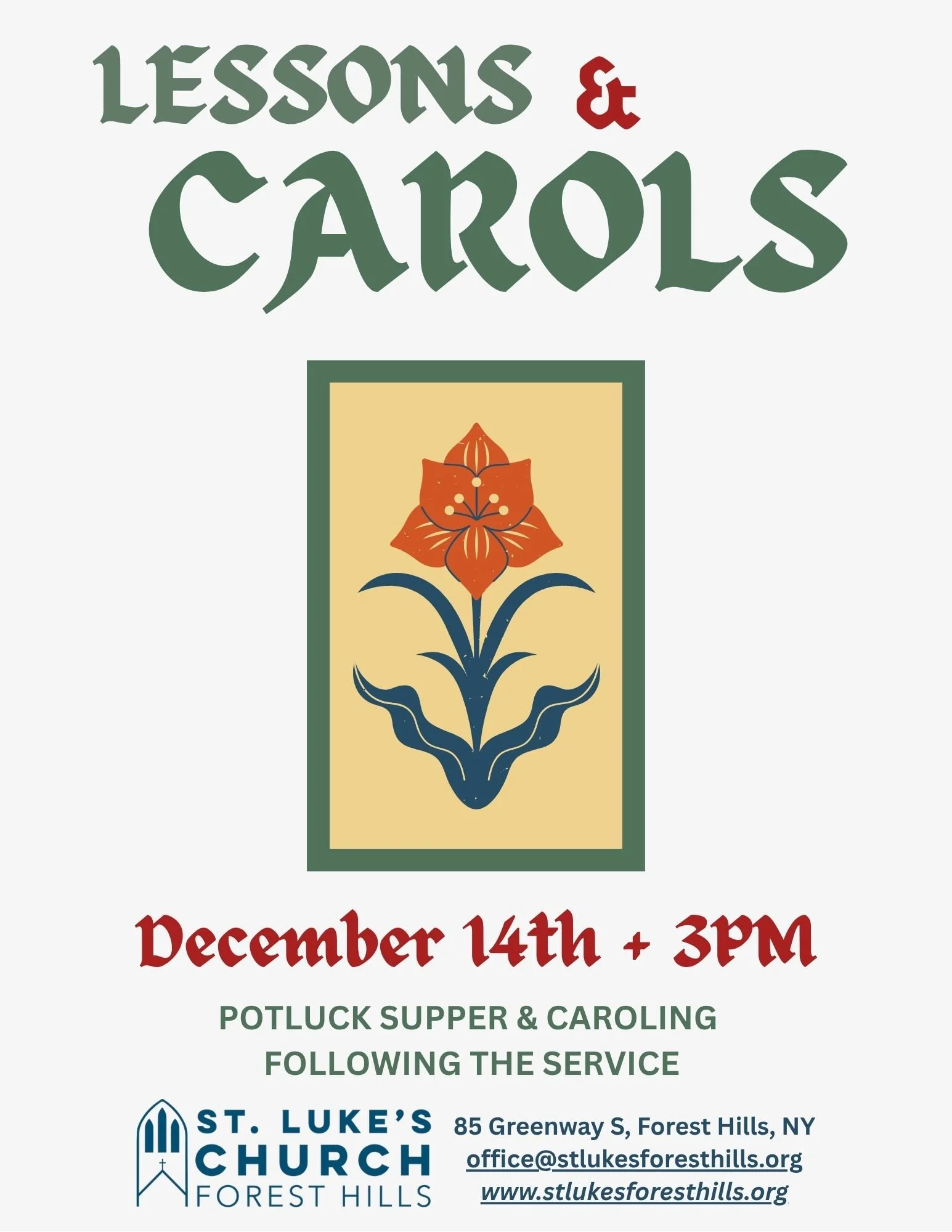 Lessons & Carols service