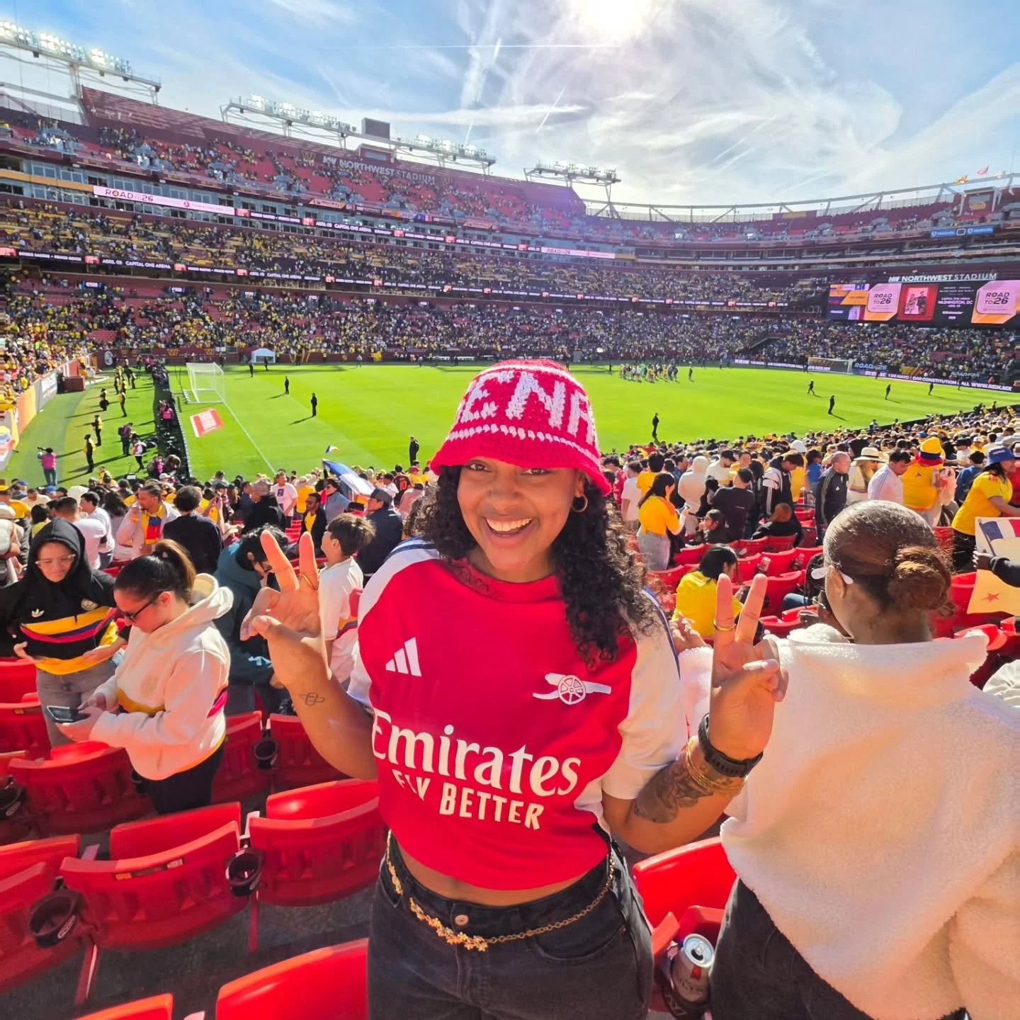 The perfect gameday accessory! ❤️⚽️