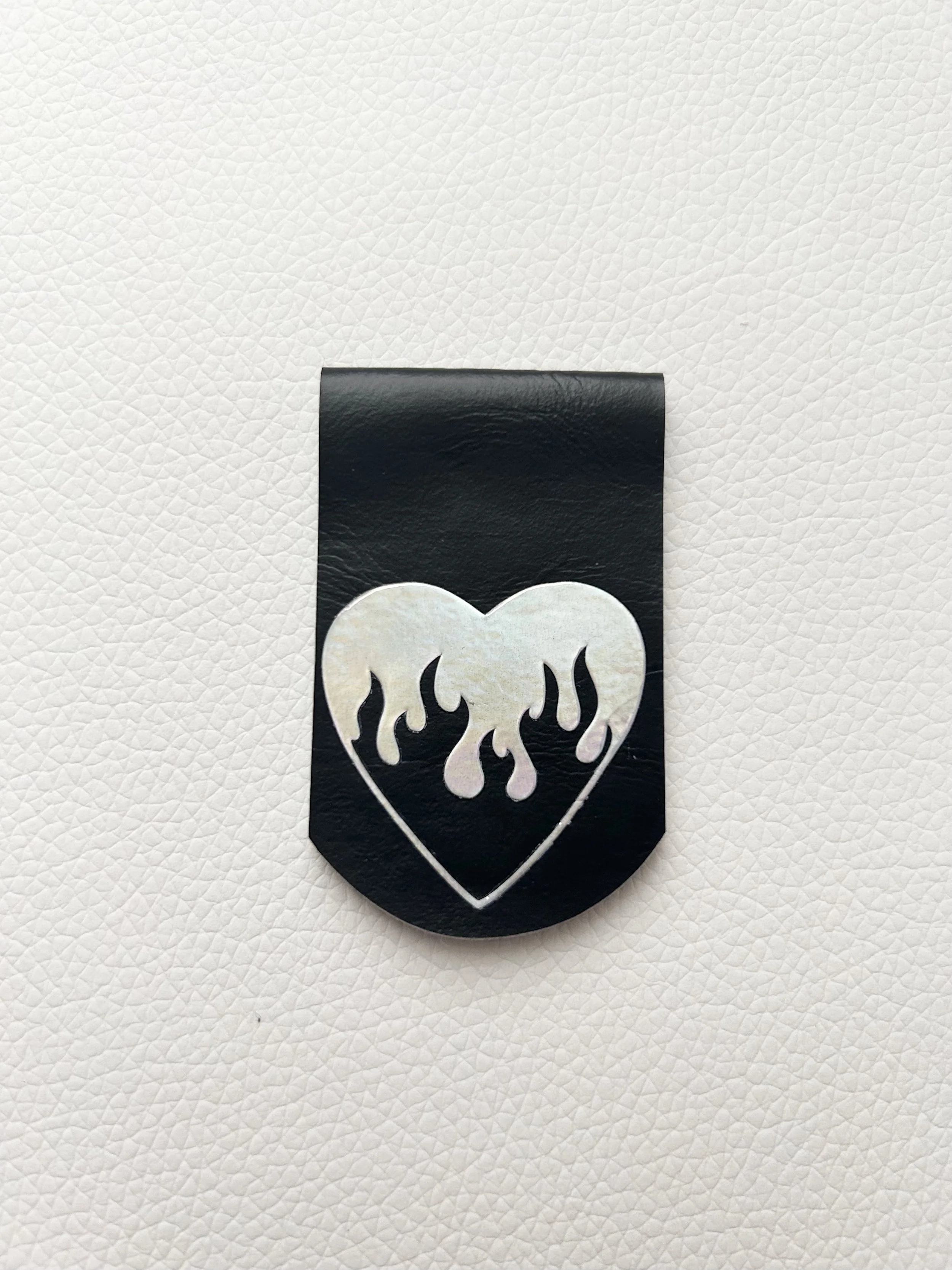 Flaming Iridescent Heart