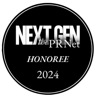 Next Generation PRNet Honoree 2024 award badge or logo