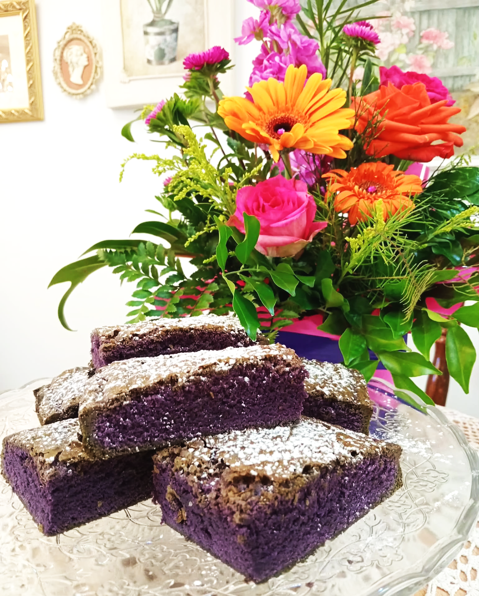 Ube Brownies