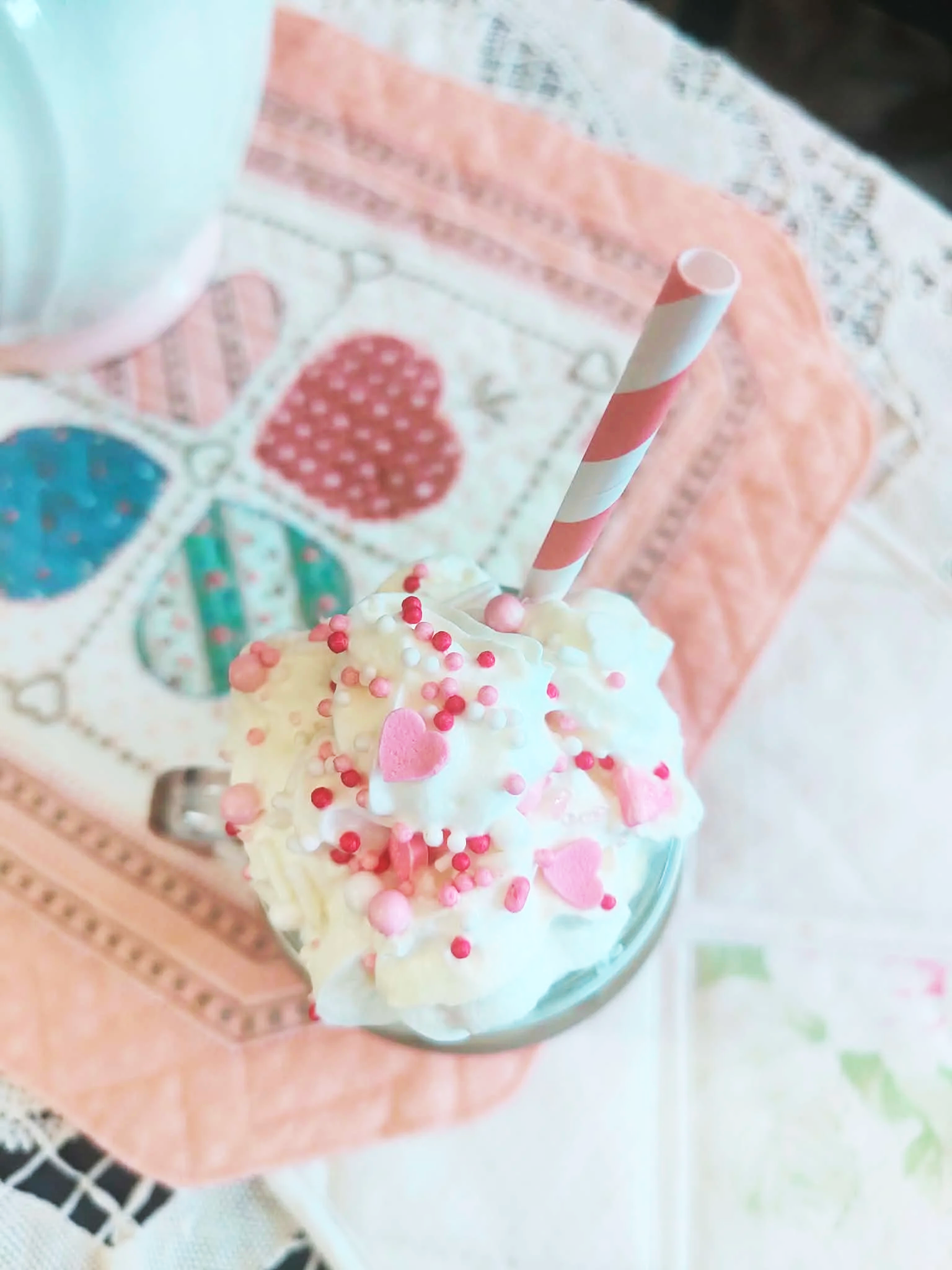 V'Day Special - Strawberry Shortcake Iced Latte