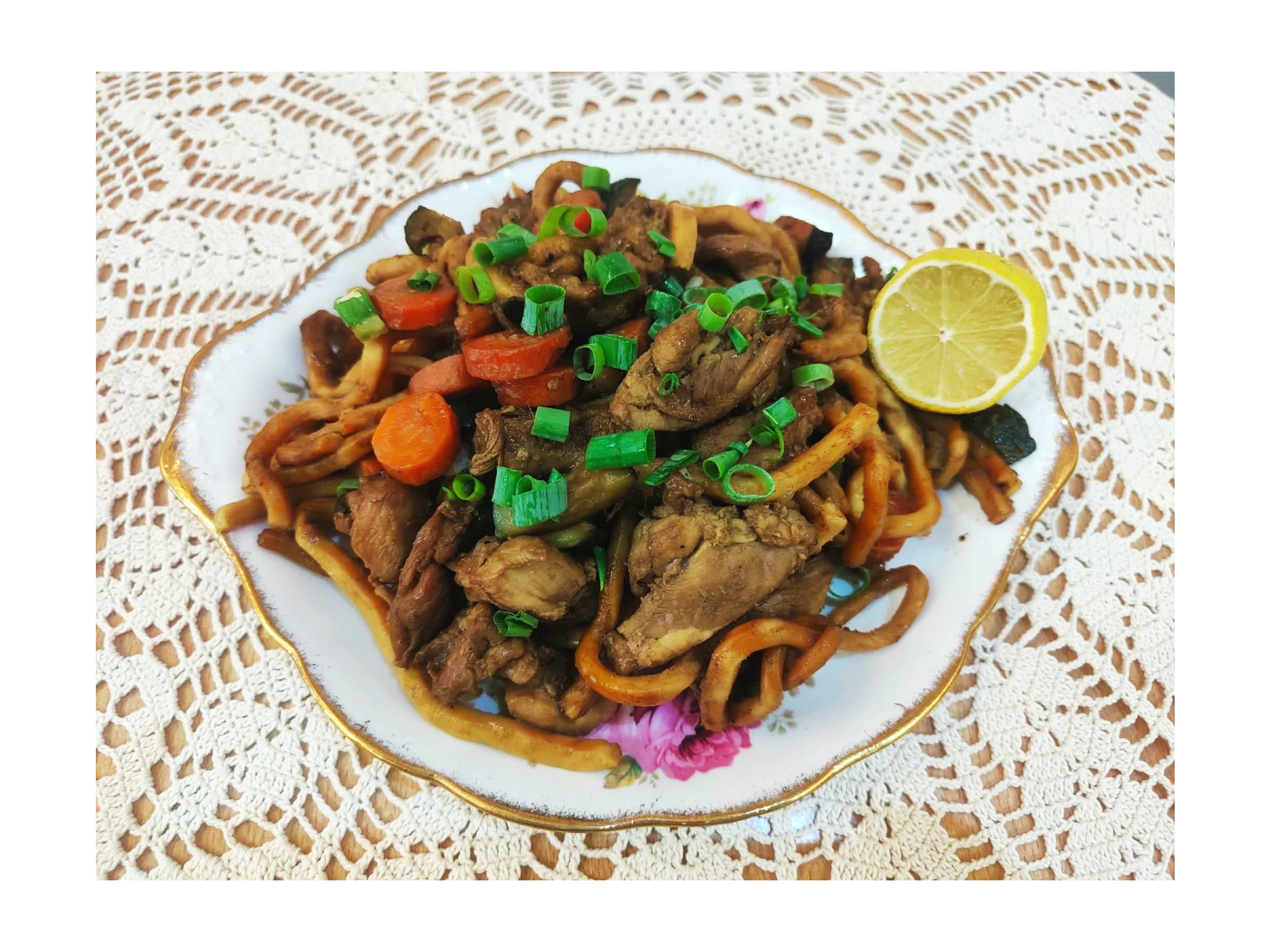 Chicken Pancit (Noodles)