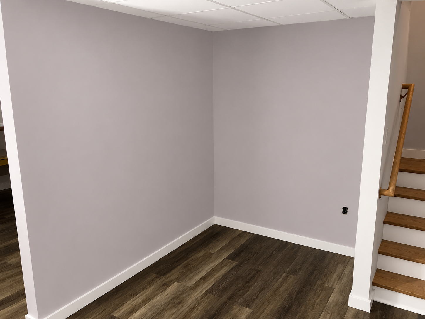 After...framed in walls which now serves as a small office space