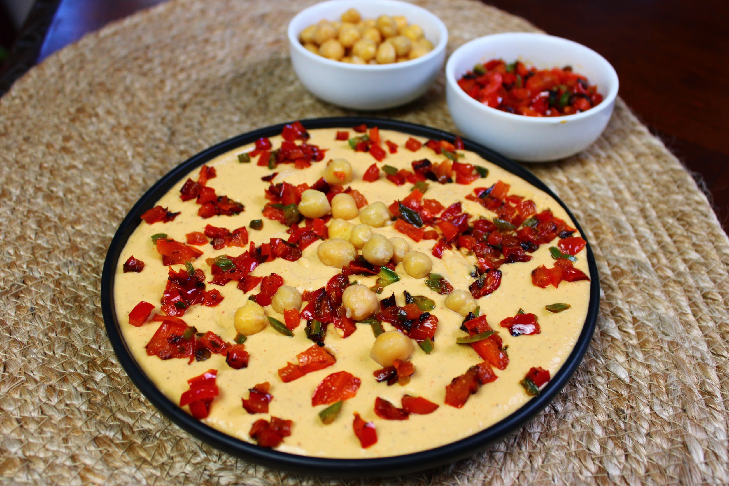Hummus Picante de Morrón y Jalapeño