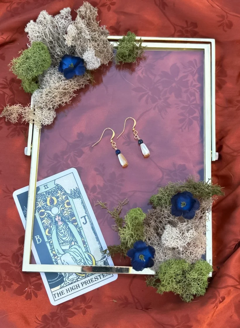 Mystic Teardrop Dangle Earrings