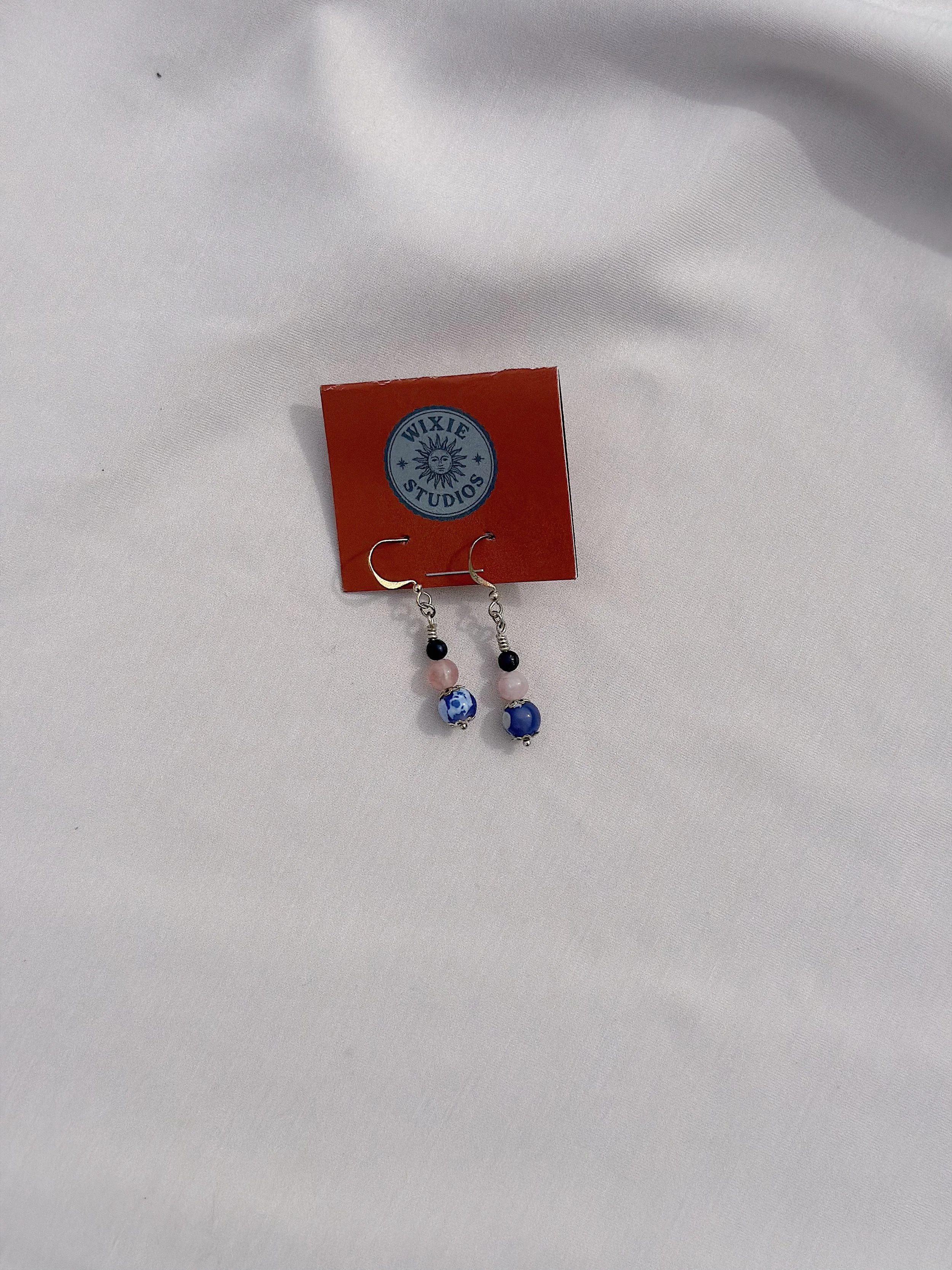 Celestial Veil Dangle Earrings