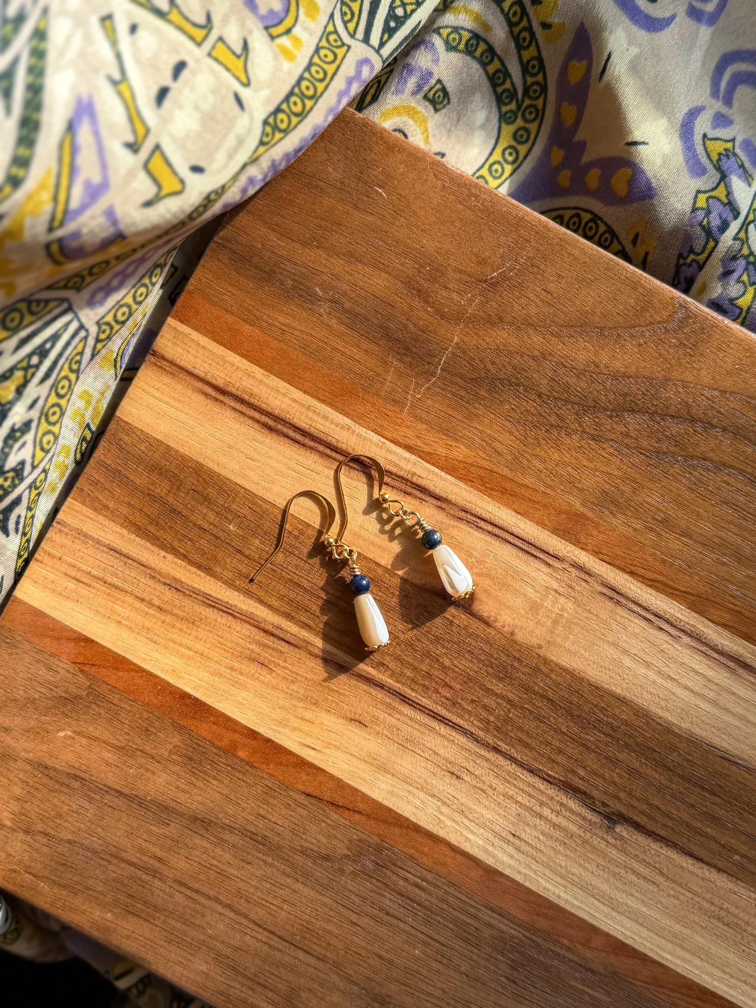 Mystic Teardrop Dangle Earrings