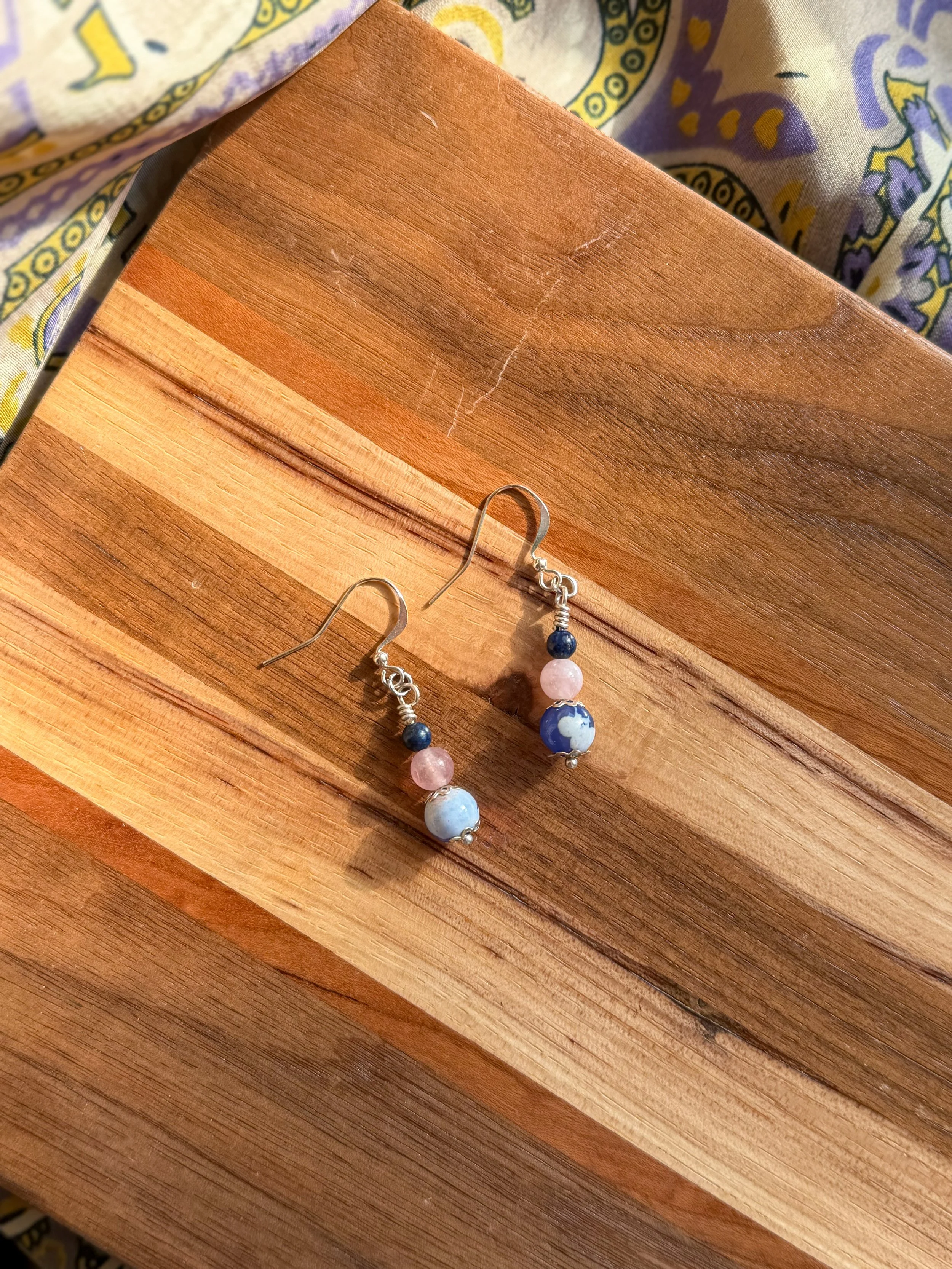 Celestial Veil Dangle Earrings