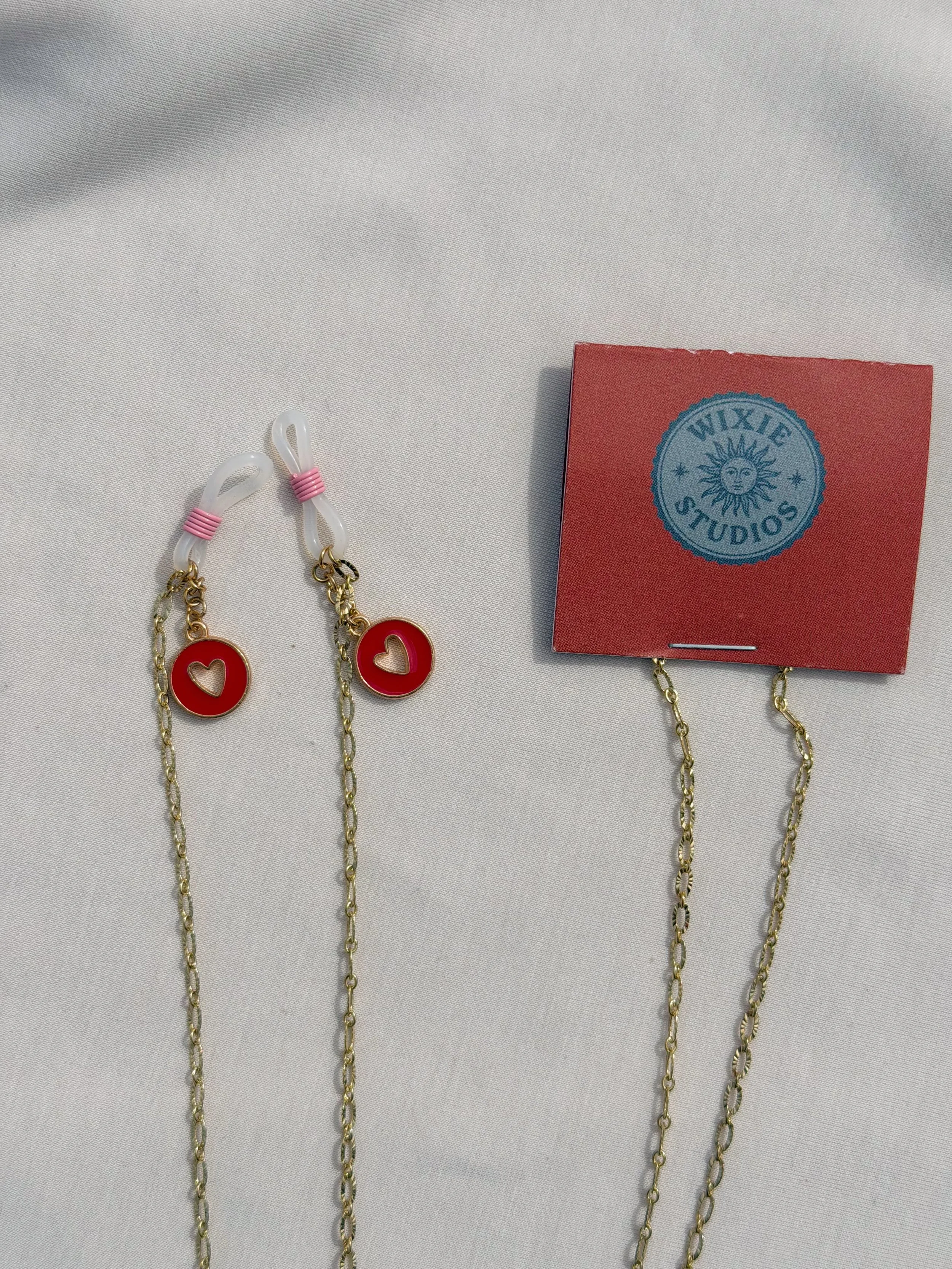 Open Heart Glasses Chain