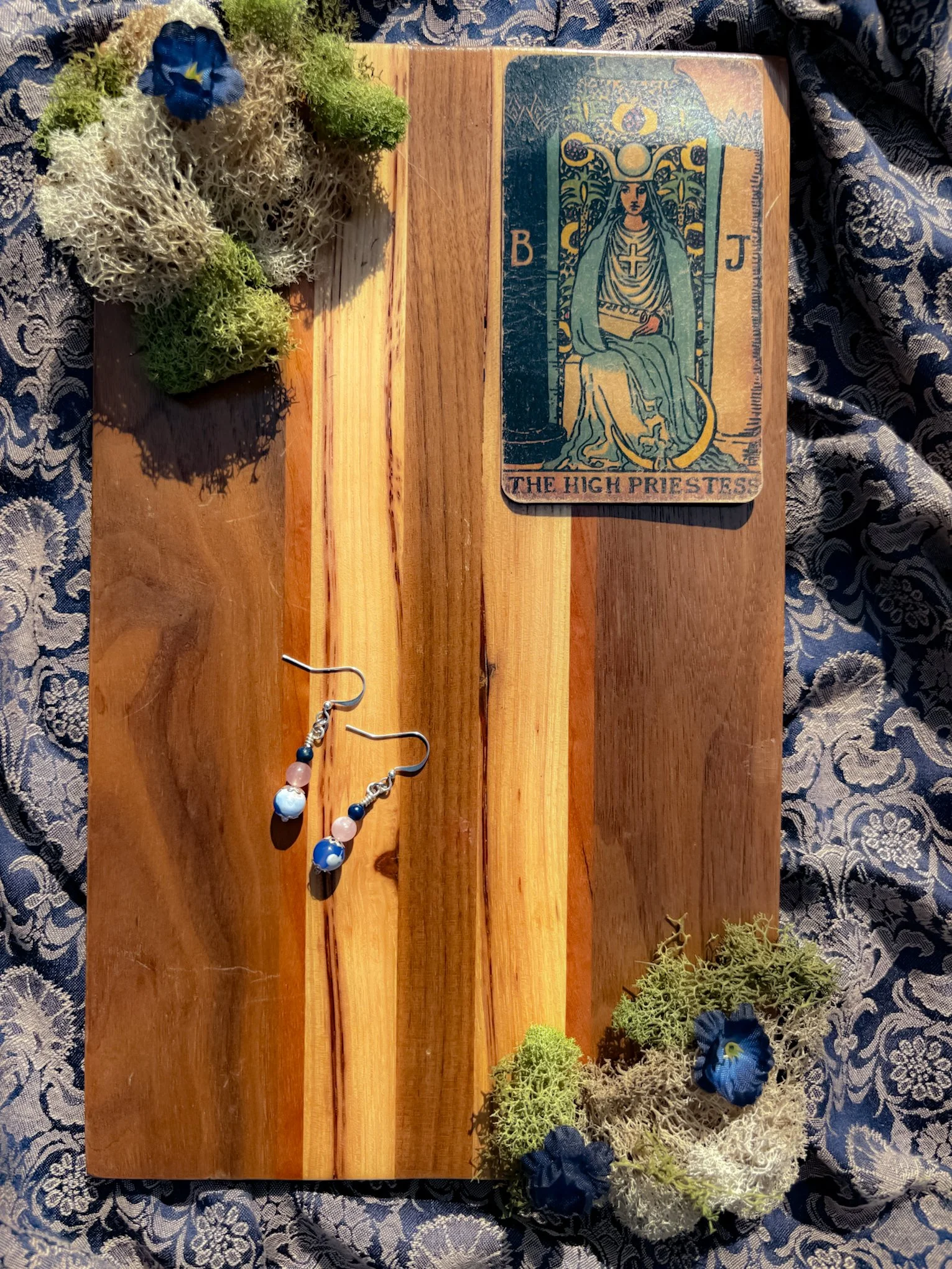 Celestial Veil Dangle Earrings