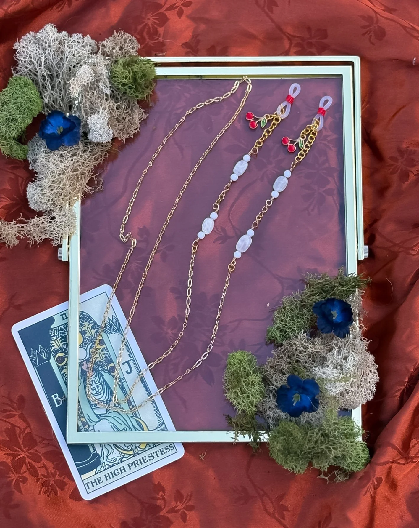 Cherry Drop Glasses Chain