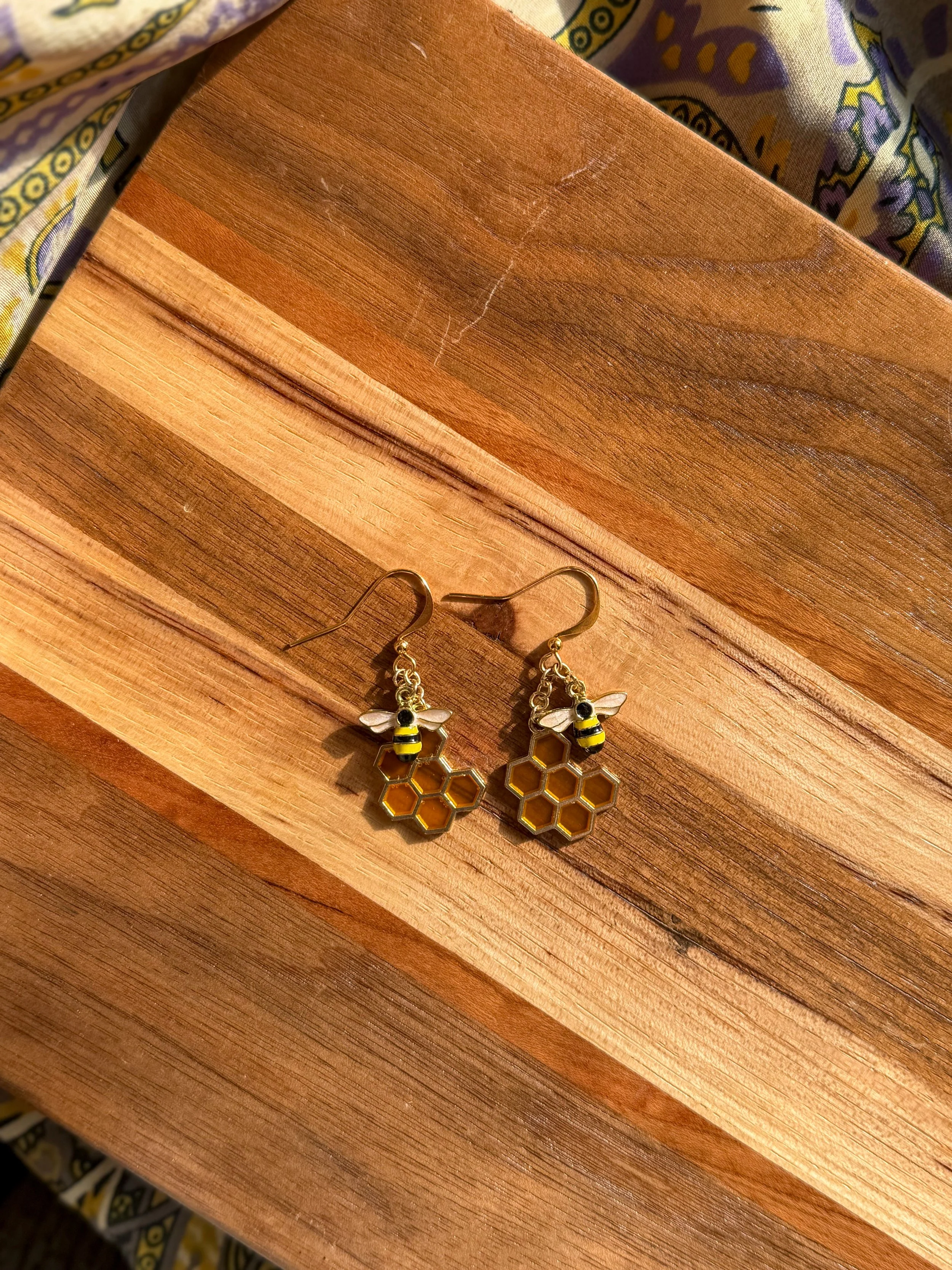 Honey Drop Dangle Earrings