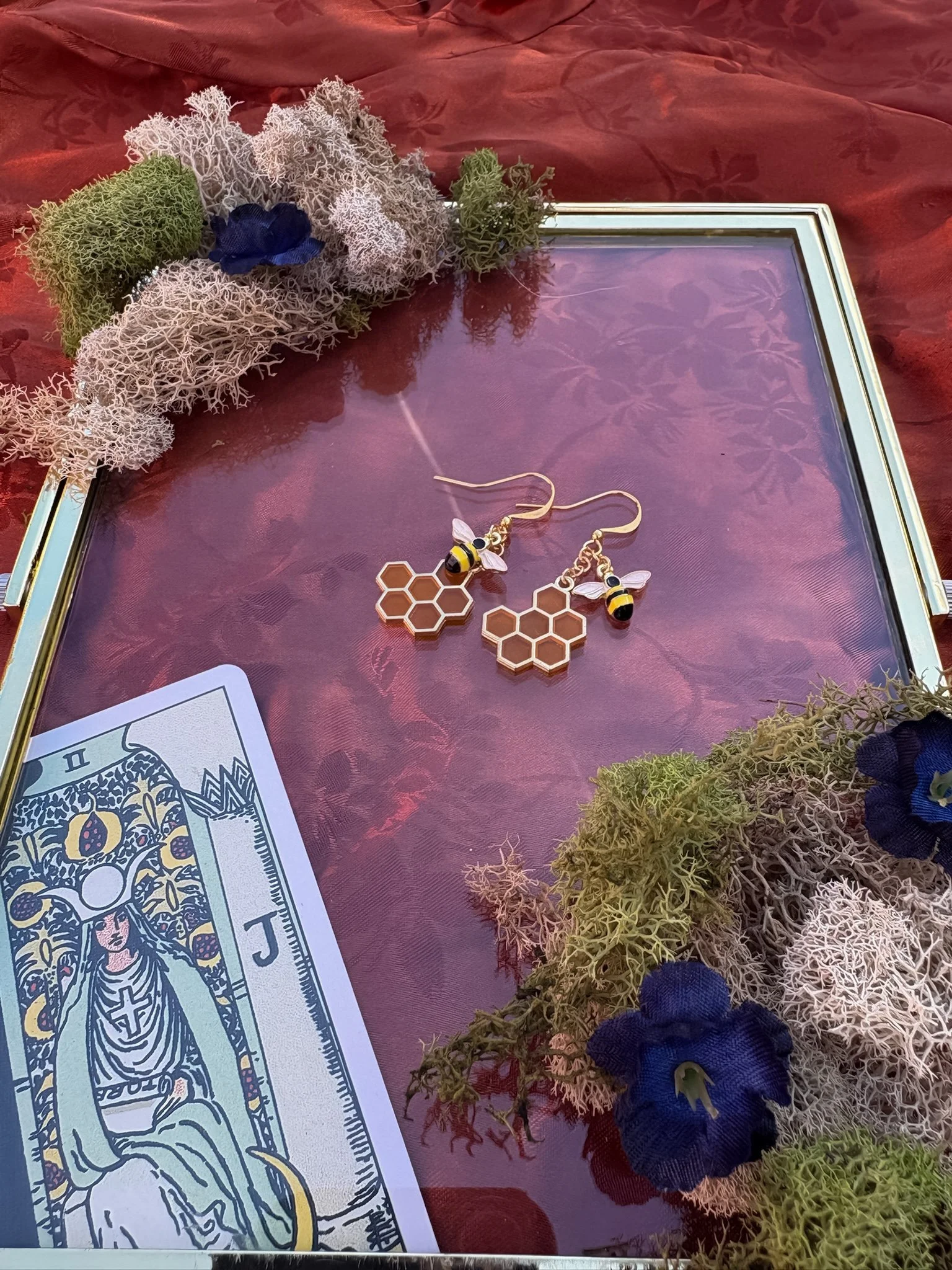 Honey Drop Dangle Earrings