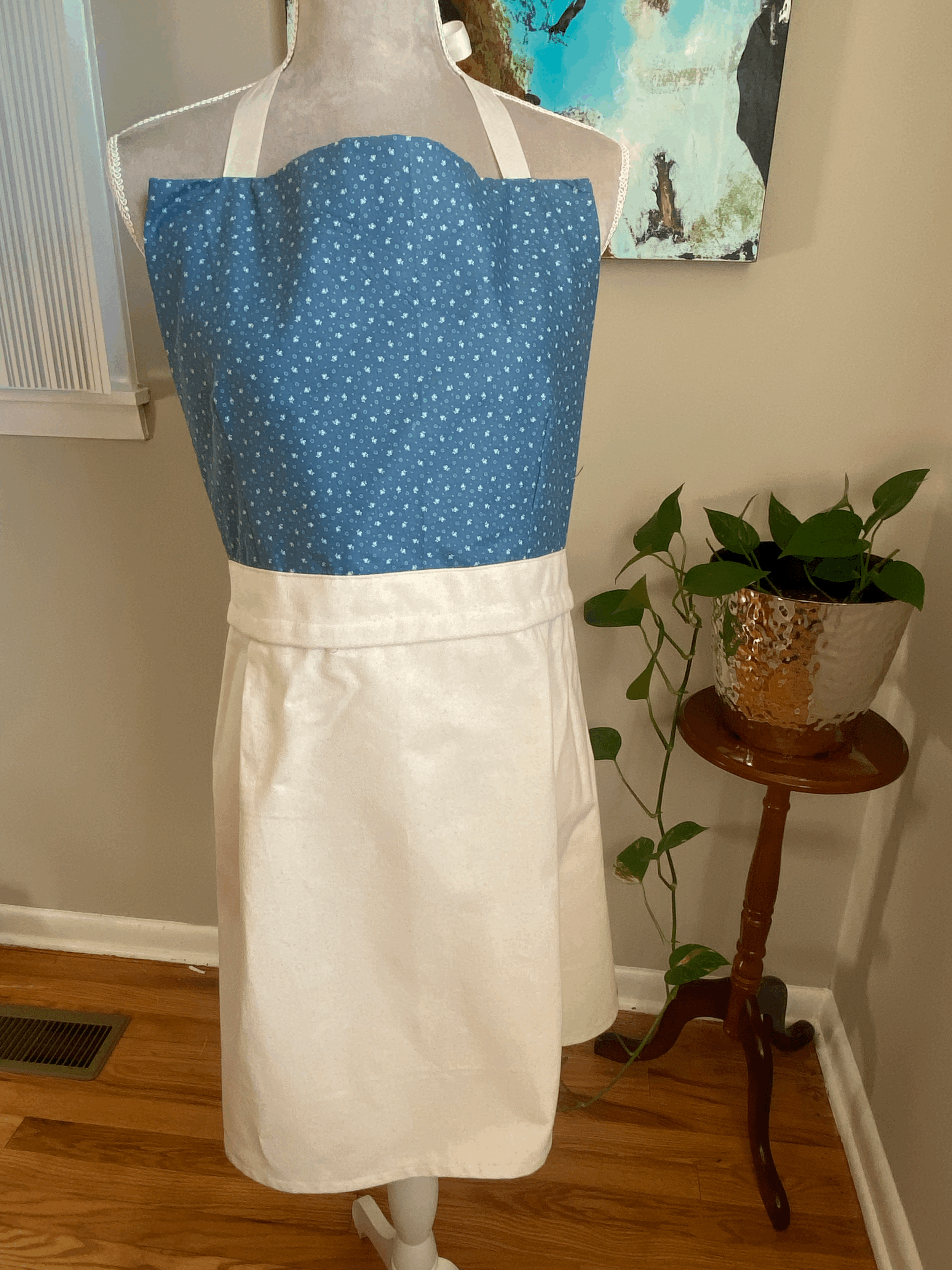 Women's Apron Vintage Cloth (L)