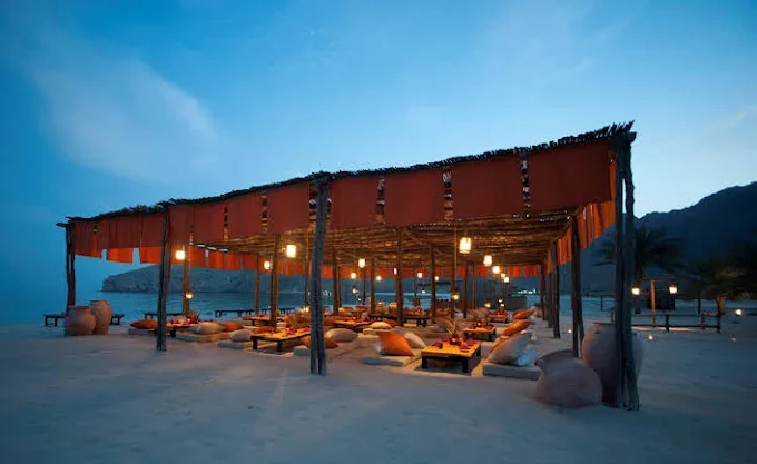 Six Senses Zighy Bay Oman beach dinner.webp
