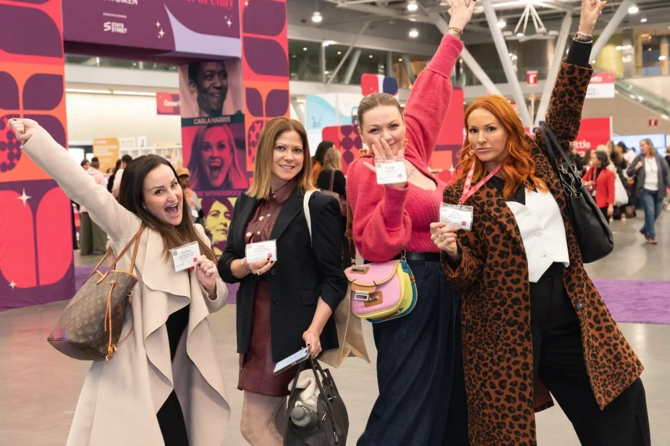 Sam at the Conference for Women in Boston