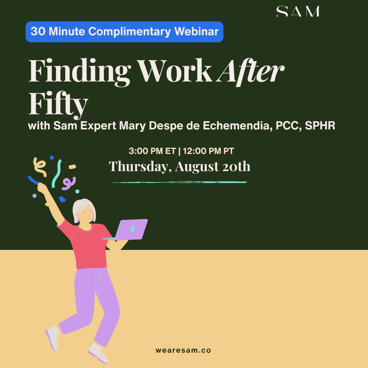 Finding Work After Fifty Complimentary Webinar