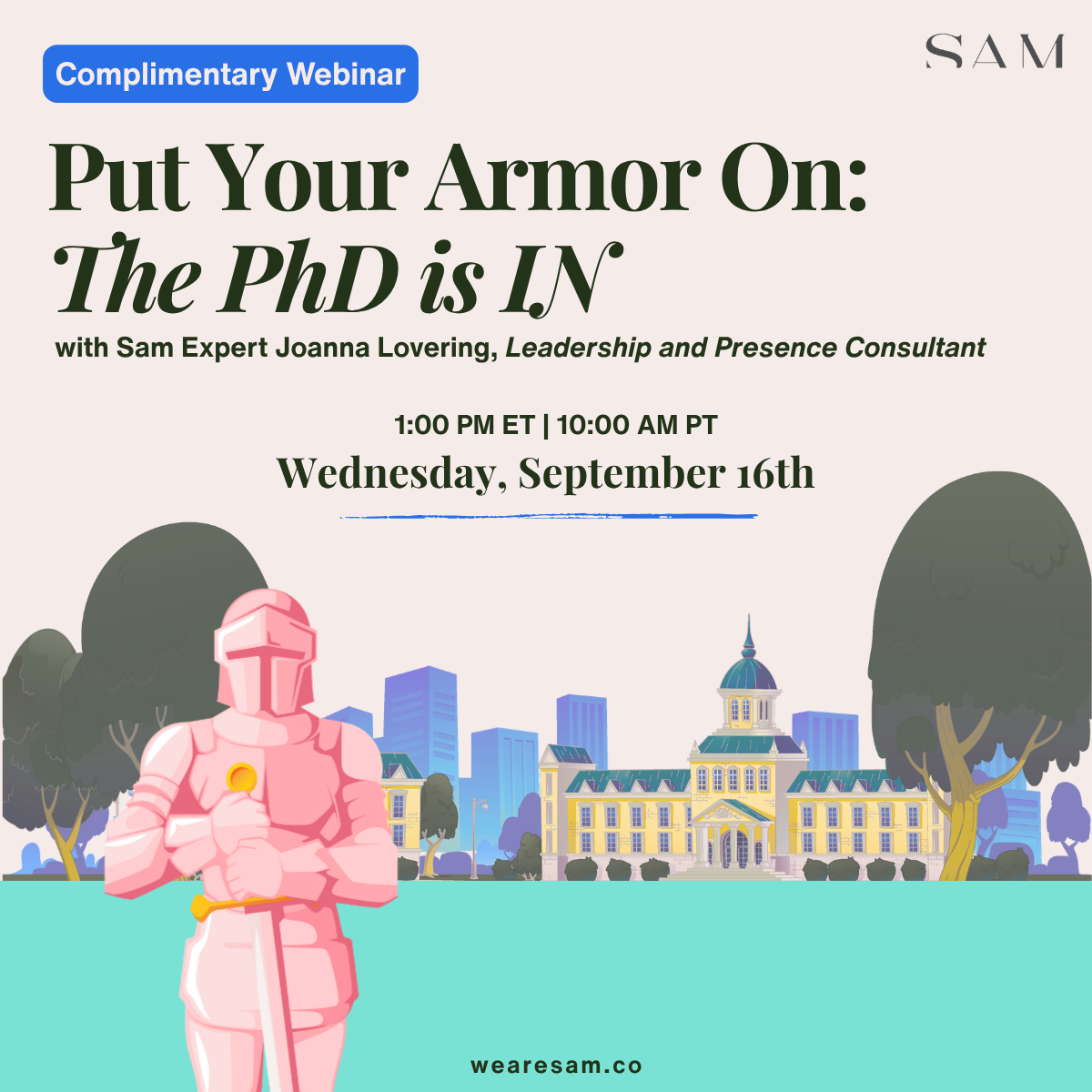 Complimentary Webinar: Put Your Armor On: The PhD is IN