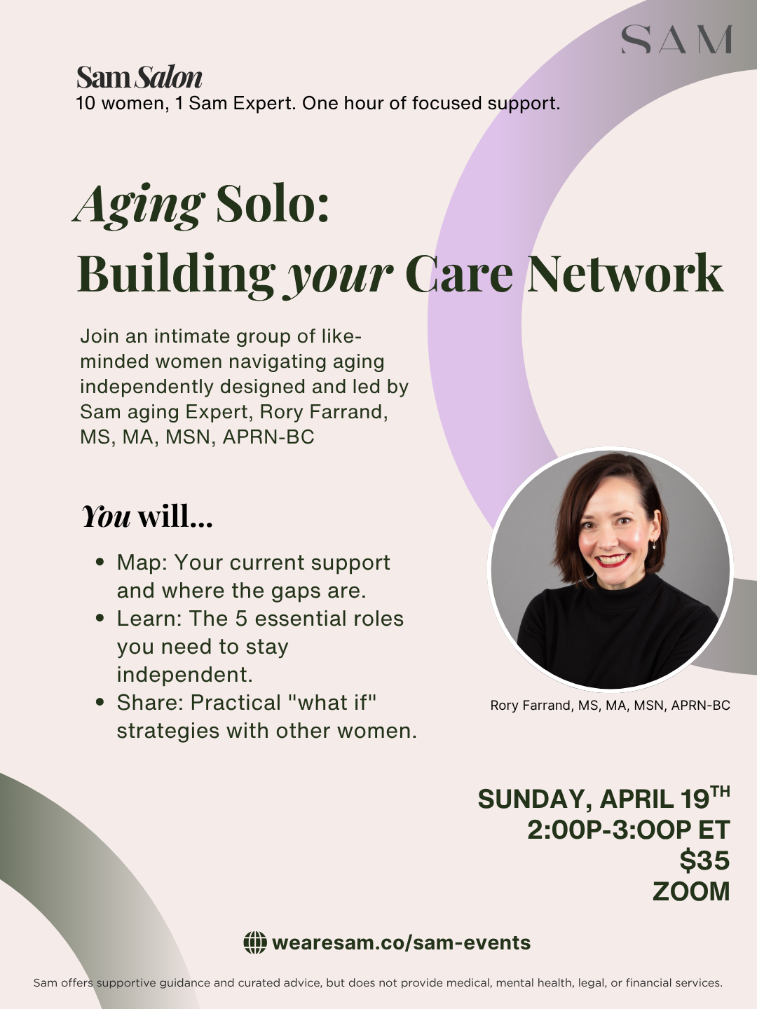 Rory Farrand, Sam Expert