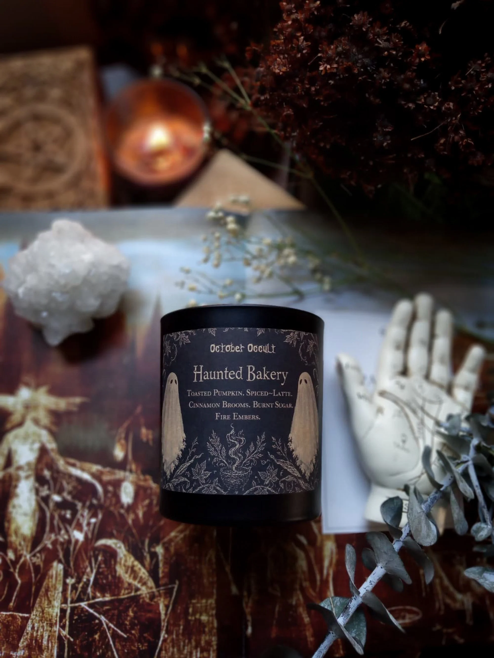 HAUNTED BAKERY  | Wood Wick + Soy Coconut Wax Blend - pumpkin, cinnamon, spiced latte