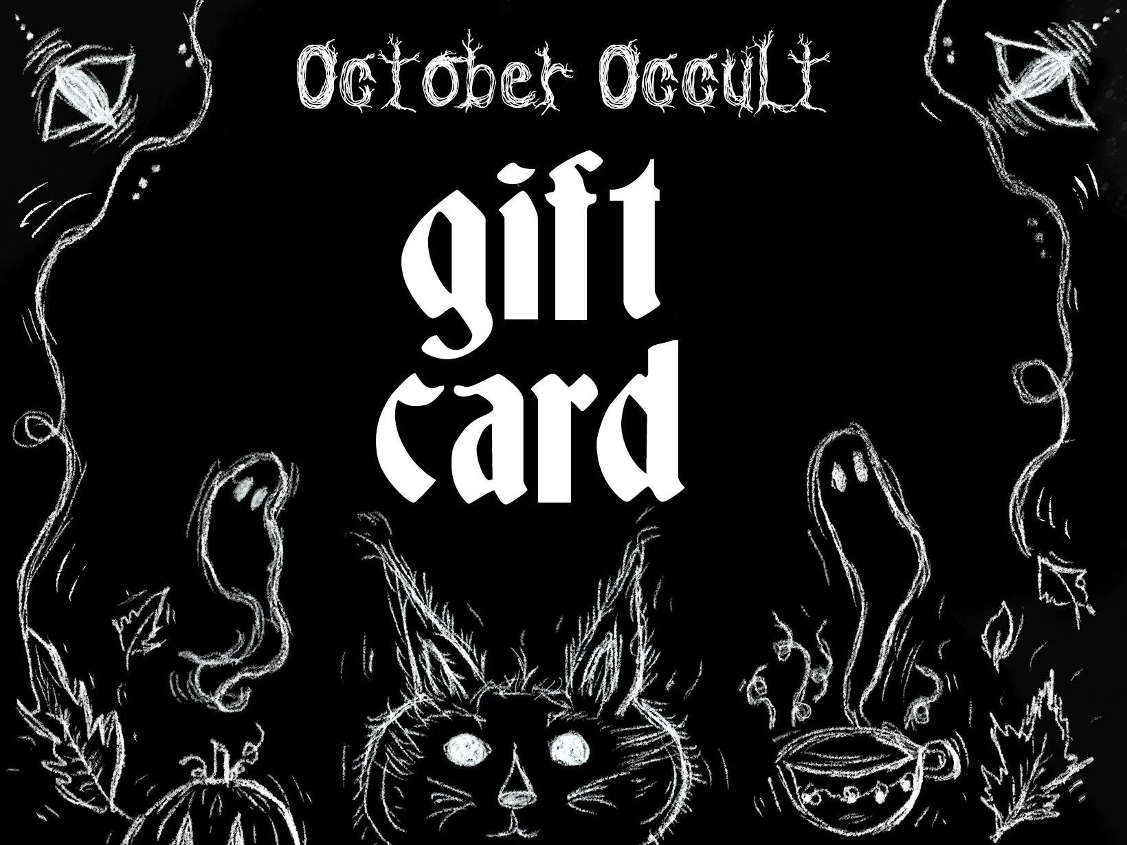 October Occult Gift Cards🦇