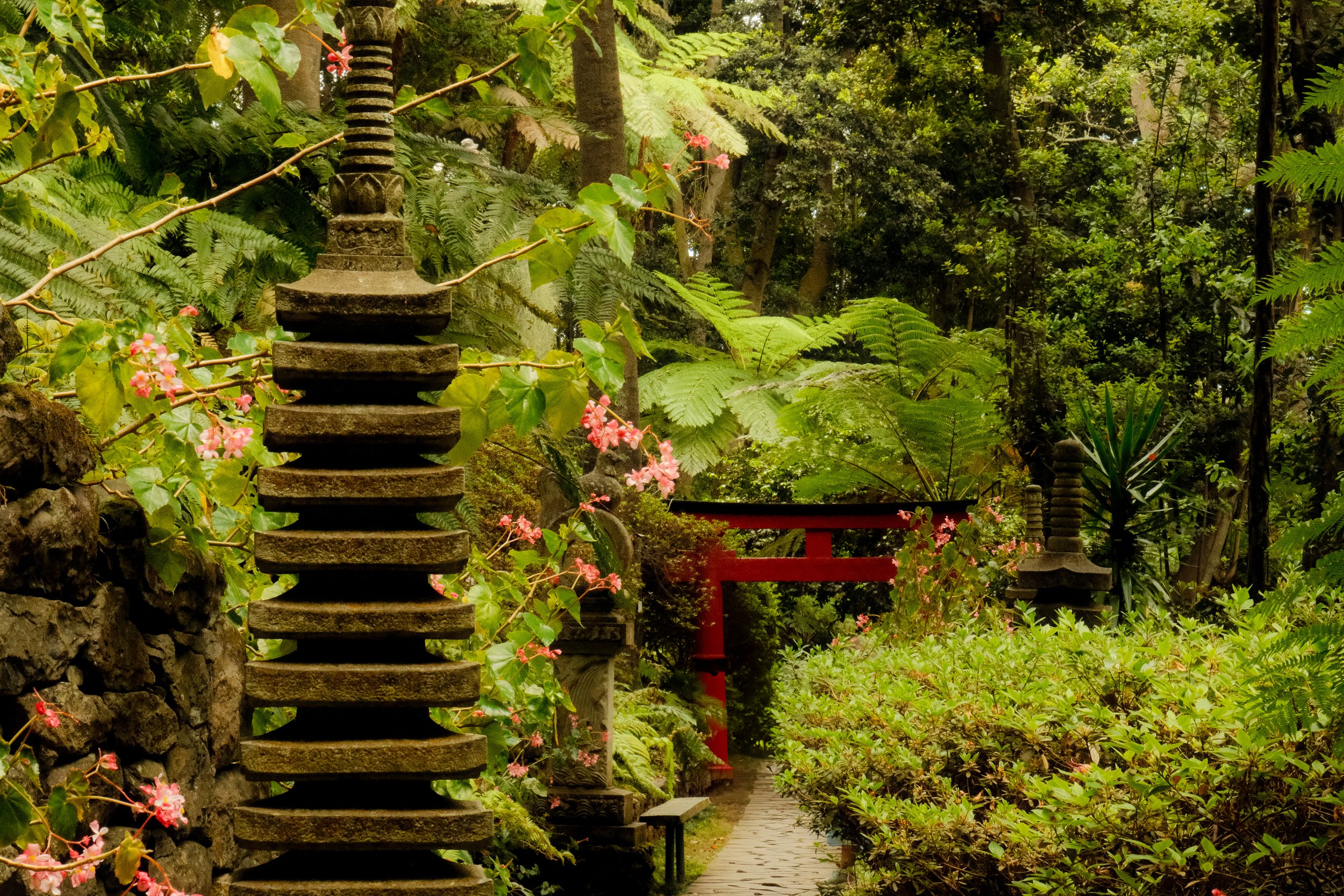 Japanese Garden in Monte Palace Tropical Garden, Madeira