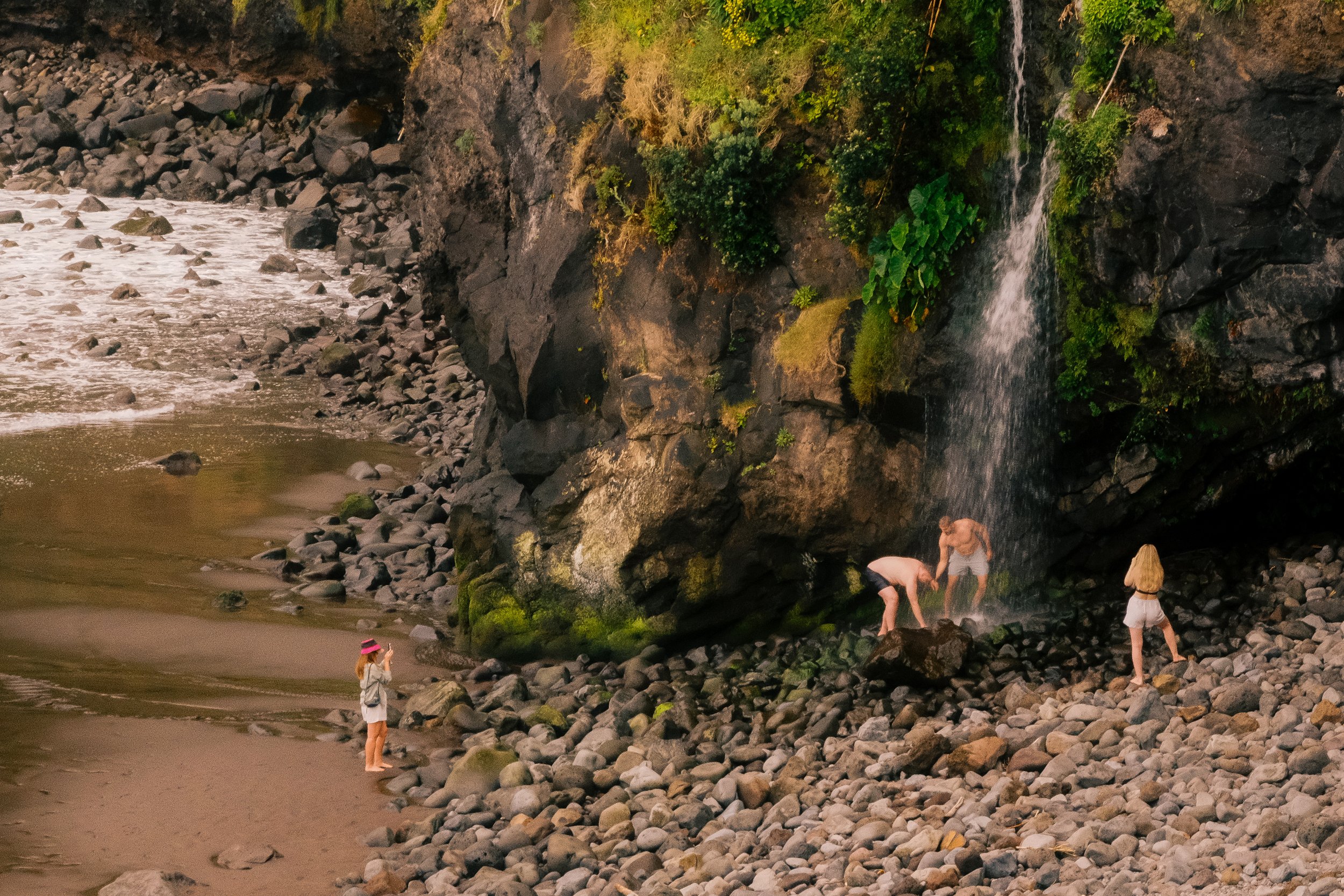 Seixal Serenity, Where Mountains Meet Black Sand. Seixal, Praia do Porto do Seixal, Madeira.