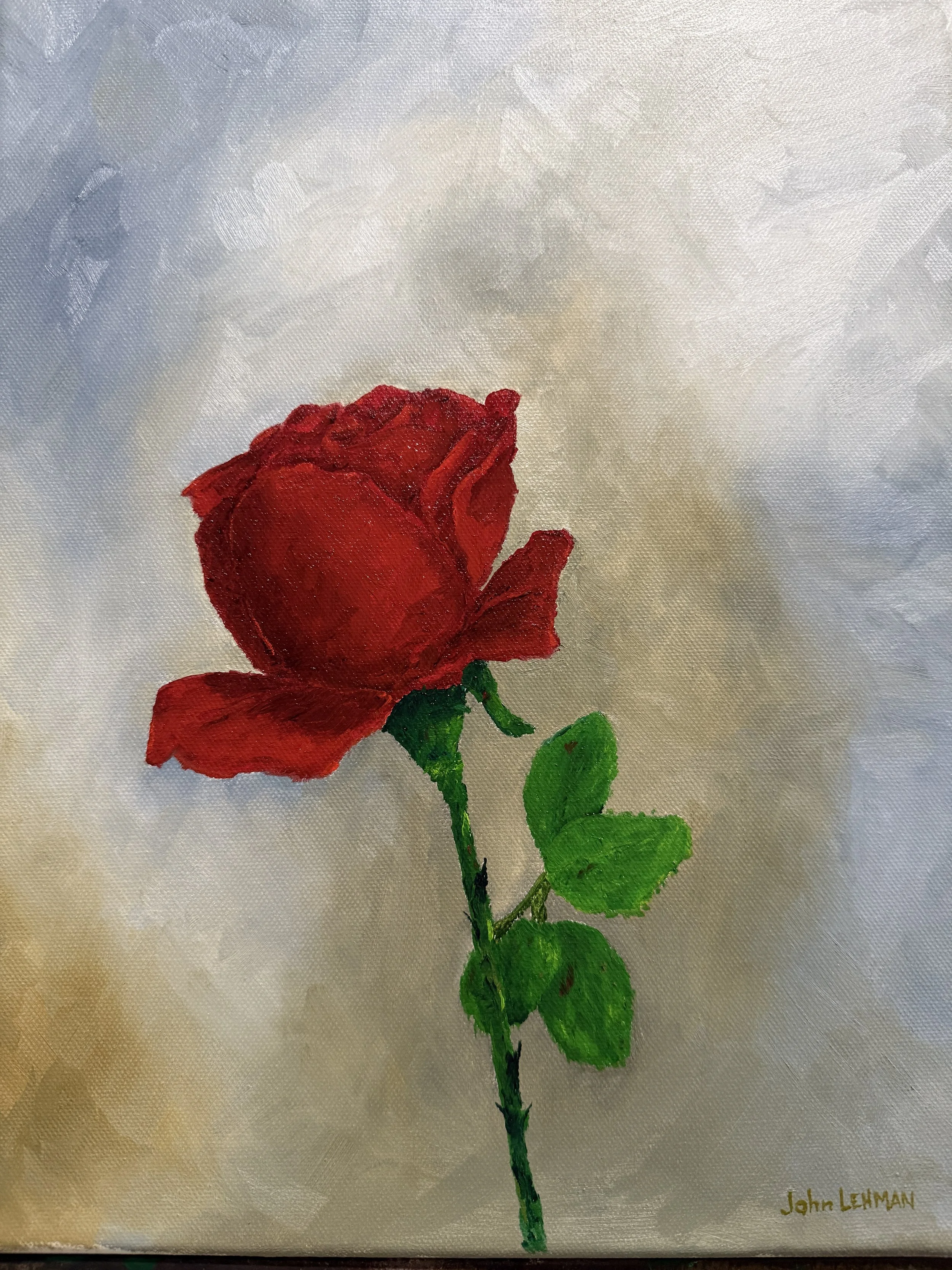 The Rose - 11x14 oil on canvas