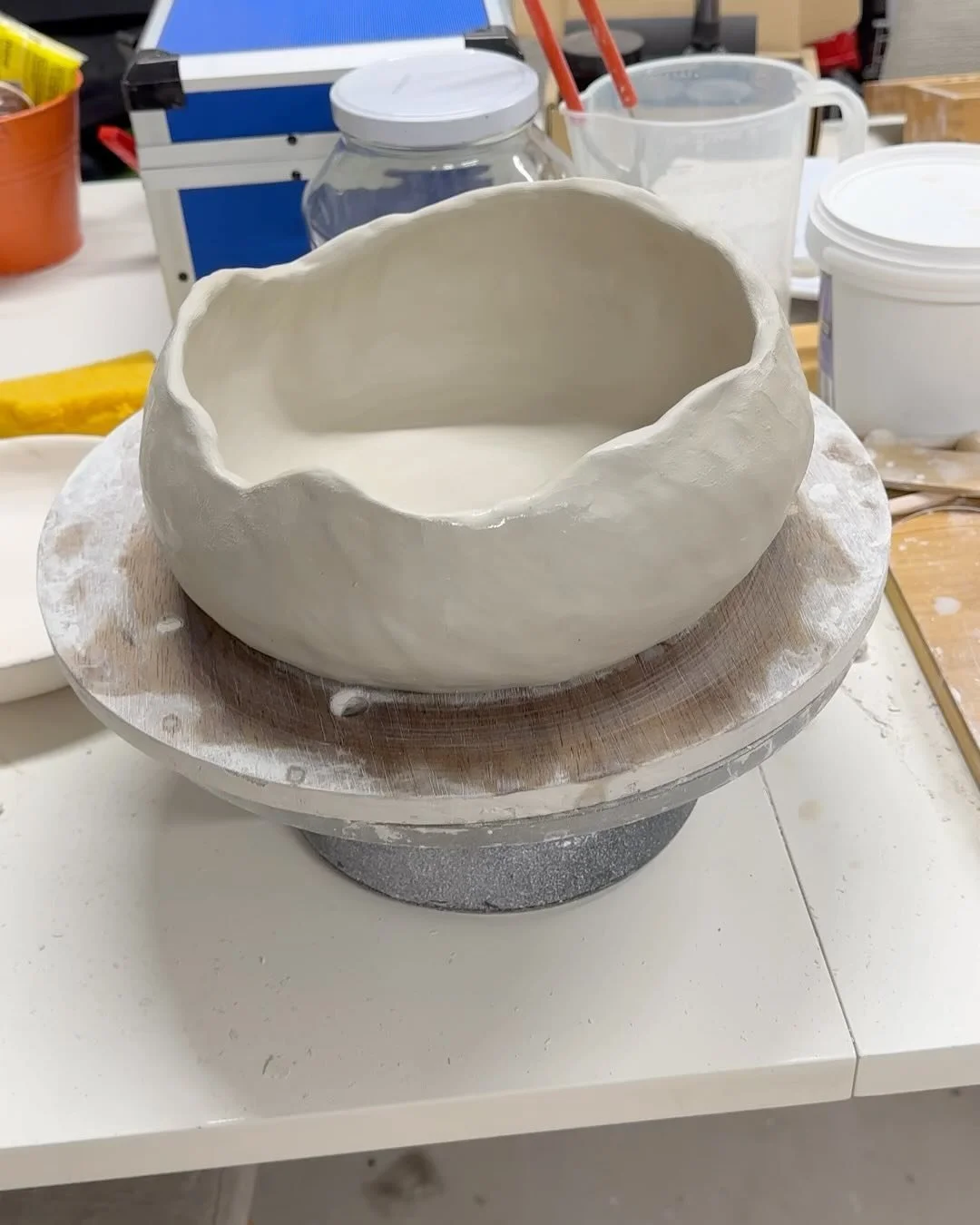 Exploring hand-built organic forms and allowing the clay to guide me..

Loving how unique each piece is!